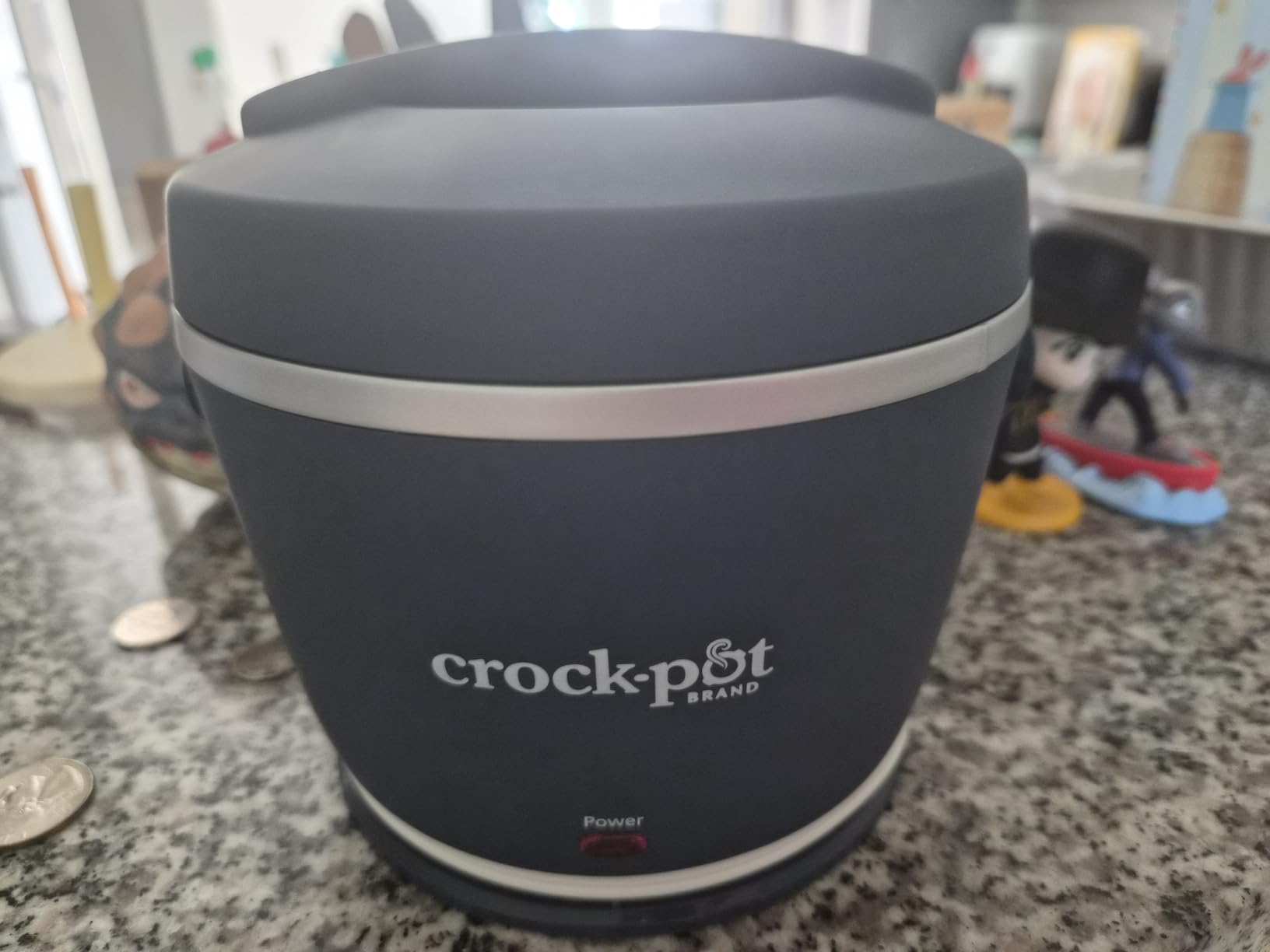 Crock-Pot 20-Ounce Electric Lunch Box, Portable Food Warmer, Blush Pink | Perfect for Travel, Car, On-the-Go | Spill-Free, Dishwasher-Safe Customer Review Crock-Pot 20-Ounce Electric Lunch Box, Portable Food Warmer, Blush Pink | Perfect for Travel, Car, On-the-Go | Spill-Free, Dishwasher-Safe - Customer Photo 1