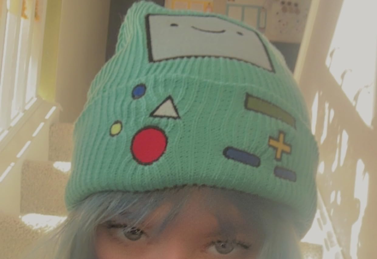 UMiCHOi Cool Anime Beanie Hats for Adults Men Women Funny Hat Cartoon Beanie Cap for Teens - Customer Photo 1
