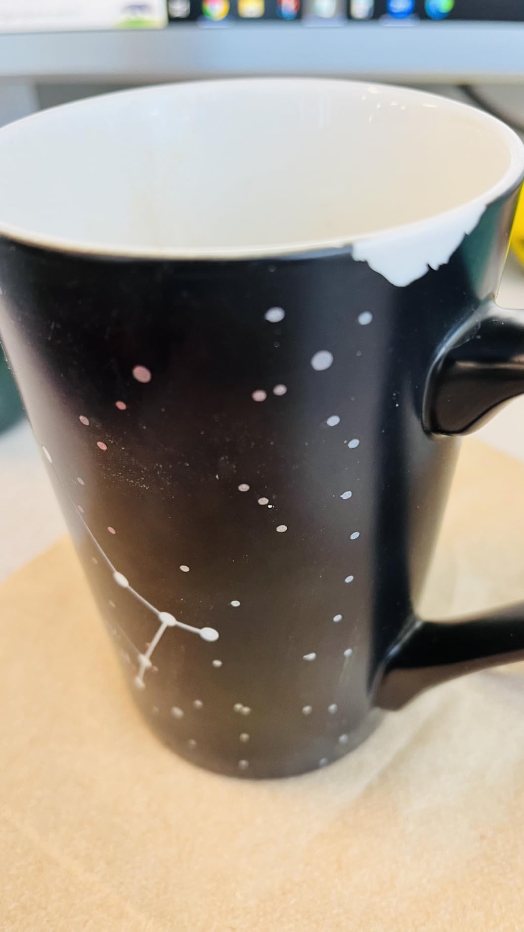 Cancer Heat Changing Constellation Mug 12oz, Horoscope Cancer Coffee Mug, Moon Stary Ceramic Color Changing Cup, Astrology Sign, Holiday Birthday Gift, June July Magic Presents. Customer Review Cancer Heat Changing Constellation Mug 12oz, Horoscope Cancer Coffee Mug, Moon Stary Ceramic Color Changing Cup, Astrology Sign, Holiday Birthday Gift, June July Magic Presents. - Customer Photo 1
