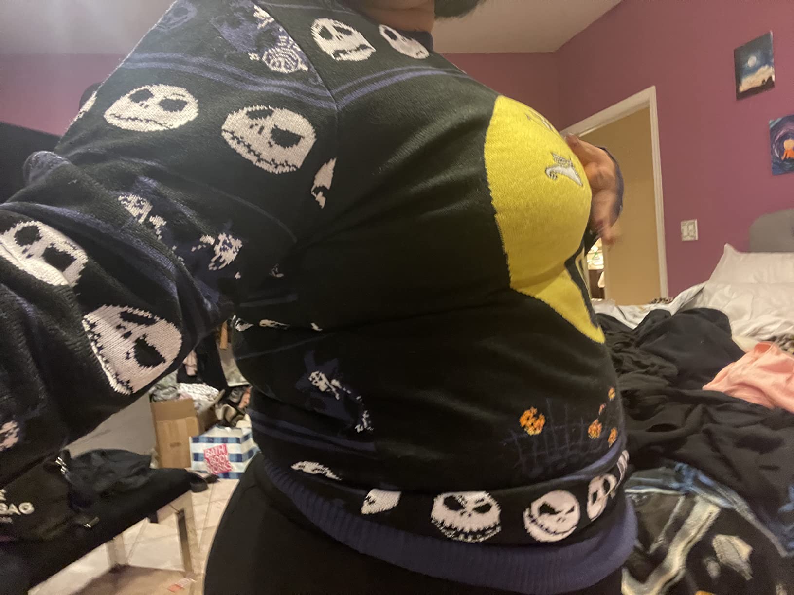 Disney The Nightmare Before Christmas Winter Holiday Christmas Sweater Licensed - Customer Photo 1