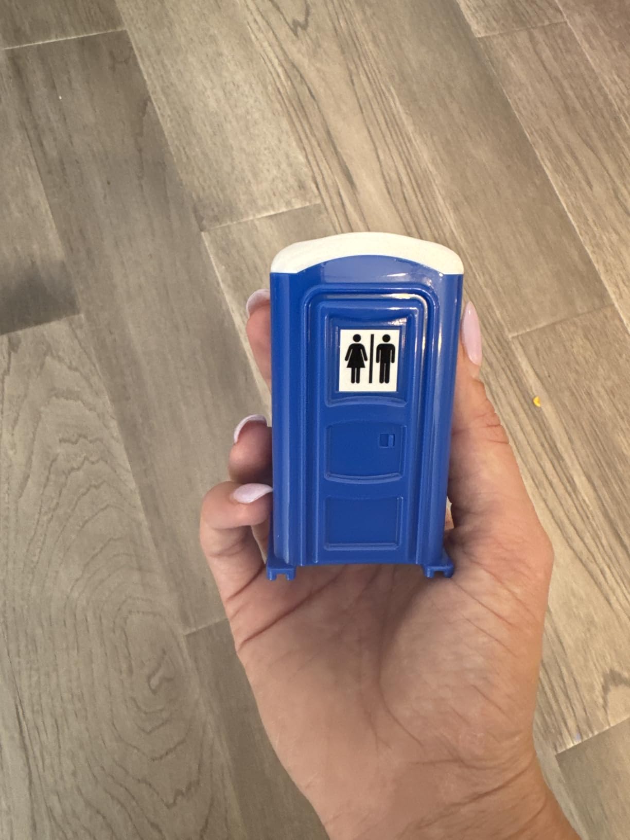 Funwares American Designed & Owned, Original Porta Potty Shot Glasses Gag Gift for Men, Top Choice for Number 2 Humor, Funny Shot Glass, White Elephant Gift, Secret Santa and Shot Glass Collectors - Customer Photo 1