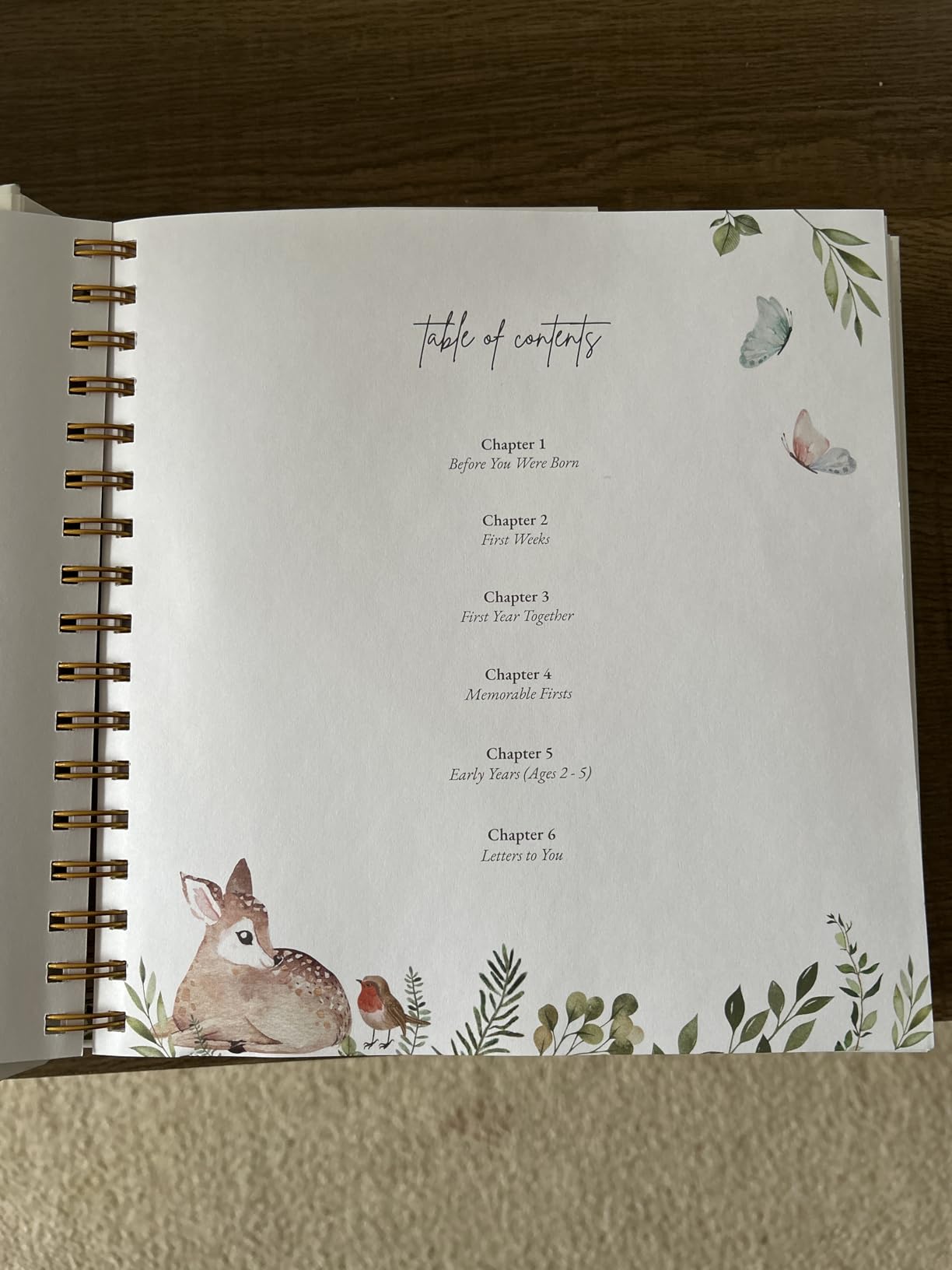 Keepsake Memory Book for Baby Boy or Girl Timeless First 5 Year Baby Book A Milestone Book to Record Every Event from Birth to Age 5 Gender Neutral Journal Scrapbook Photo Album - Customer Photo 1