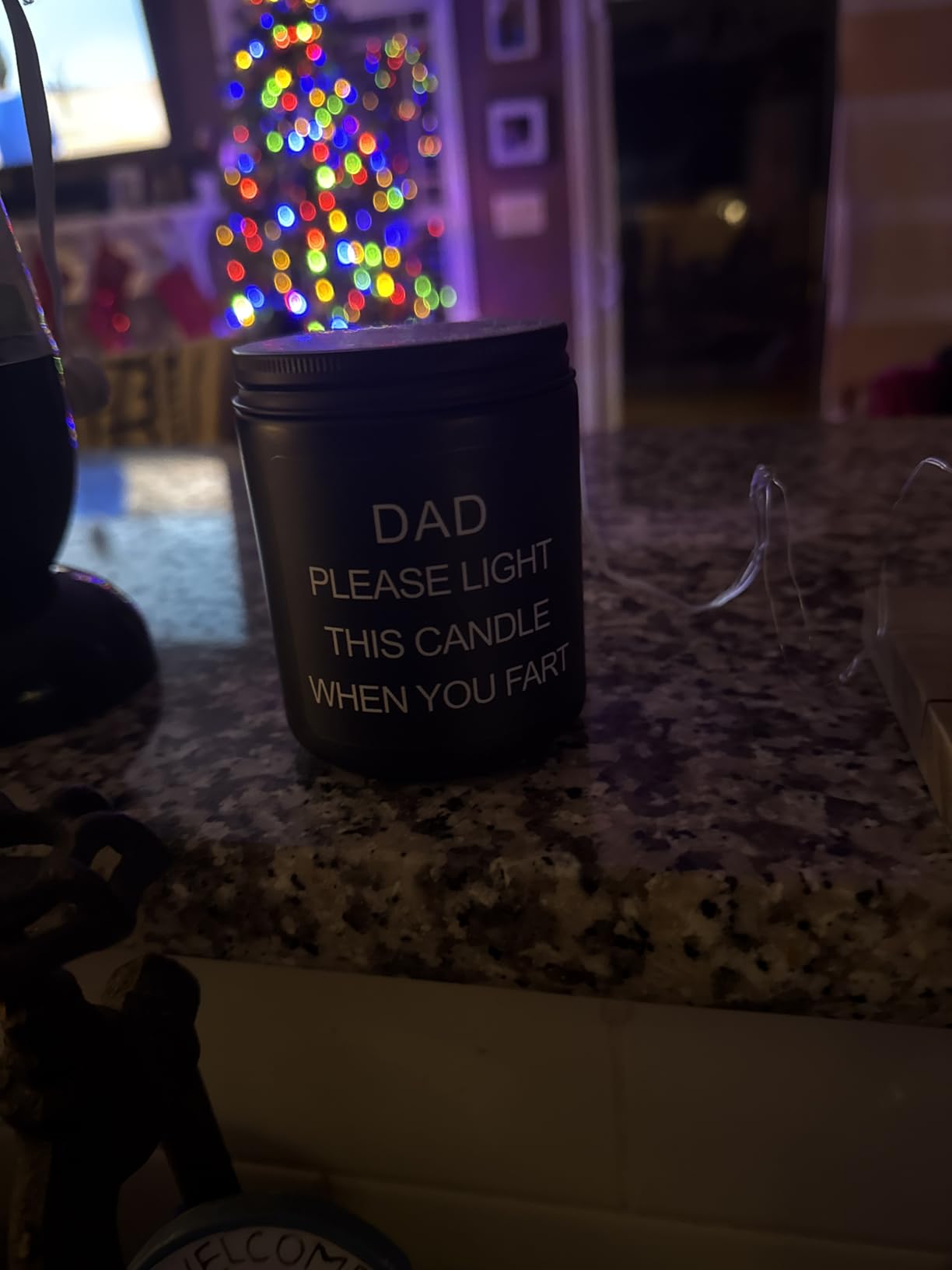 Homsolver Gifts for Dad, Fathers Day Christmas Birthday Dad Gifts from Daughter Son - Sandalwood Scented Candle (7OZ) - Customer Photo 2