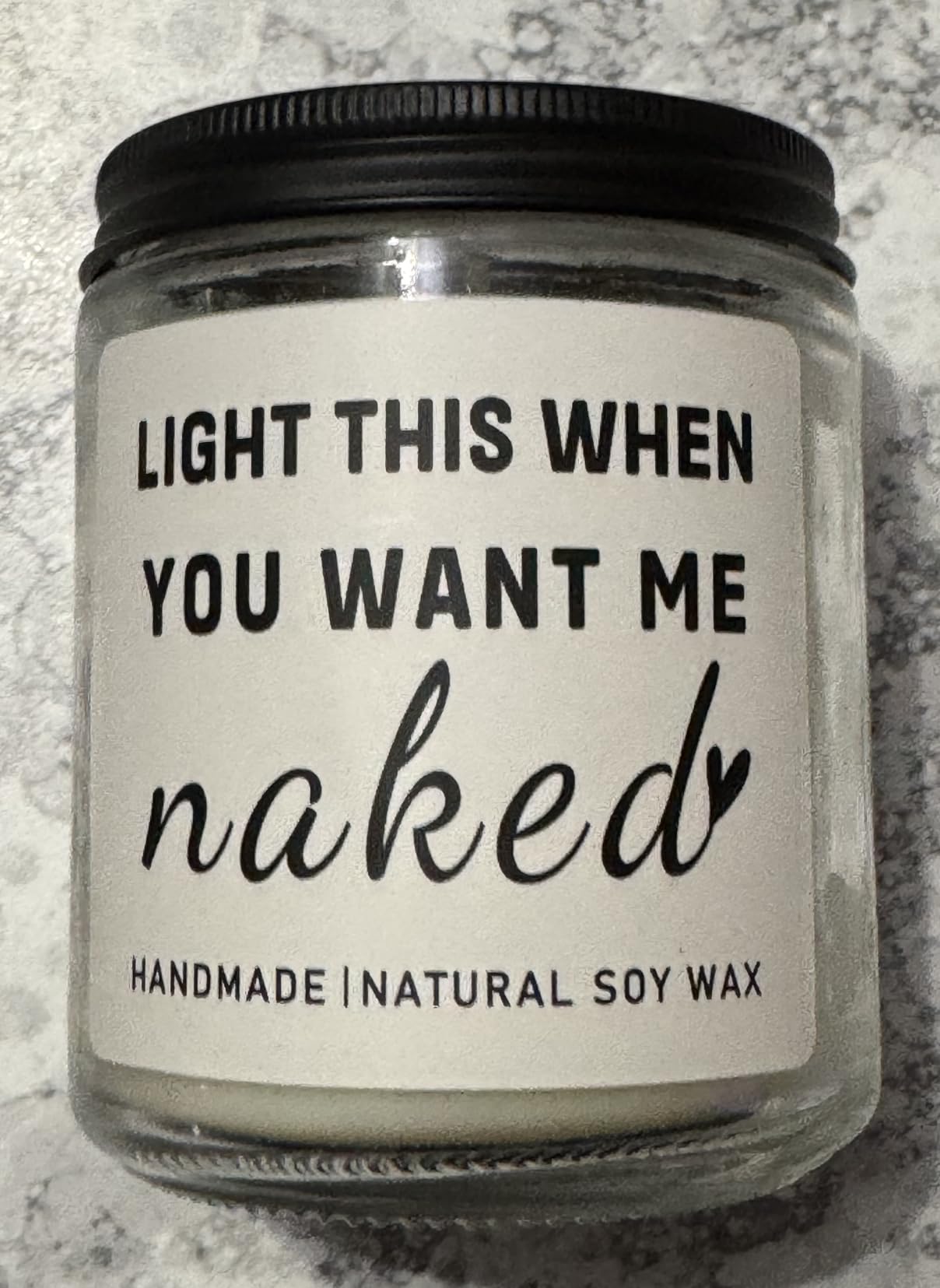 Homsolver Anniversary Birthday Christmas Stocking Stuffers Gifts for Boyfriend, Funny Christmas Valentines Romantic Gifts for Him, Men, Boyfriend, Husband, Black Cedar Juniper Sandalwood Candle - Customer Photo 2