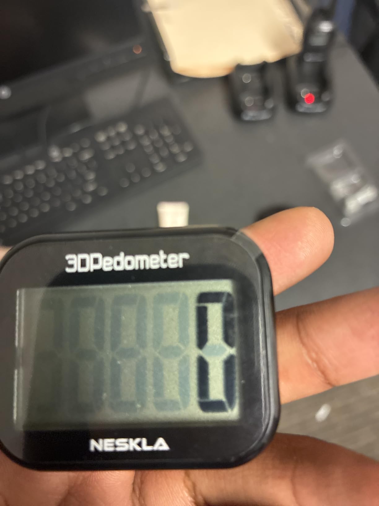 3D Pedometer for Walking, Simple Step Counter with Large Digital Display, Step Tracker with Removable Clip Lanyard, Accurately Track Steps for Men Women Kids Adults Seniors Customer Review 3D Pedometer for Walking, Simple Step Counter with Large Digital Display, Step Tracker with Removable Clip Lanyard, Accurately Track Steps for Men Women Kids Adults Seniors - Customer Photo 1
