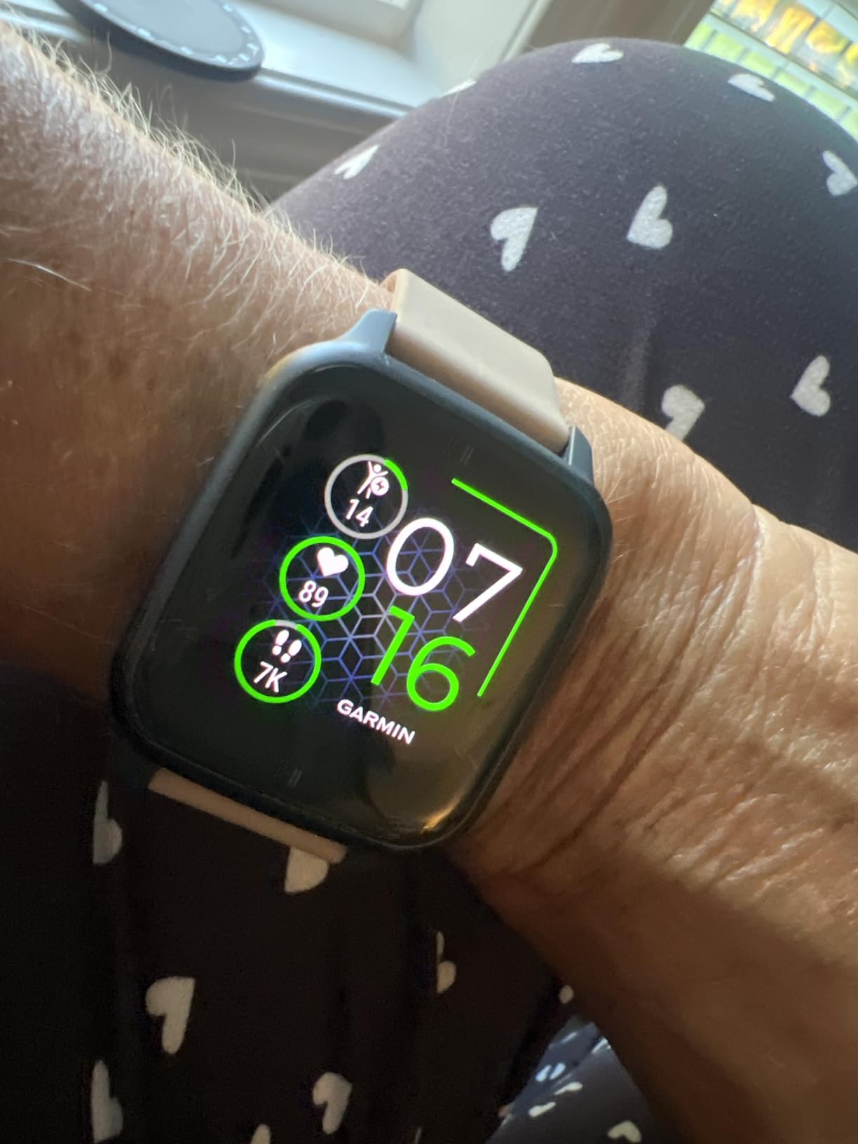 Garmin Venu® Sq 2 GPS Smartwatch, All-Day Health Monitoring, Long-Lasting Battery Life, AMOLED Display, Slate and Shadow Gray Customer Review Garmin Venu® Sq 2 GPS Smartwatch, All-Day Health Monitoring, Long-Lasting Battery Life, AMOLED Display, Slate and Shadow Gray - Customer Photo 1