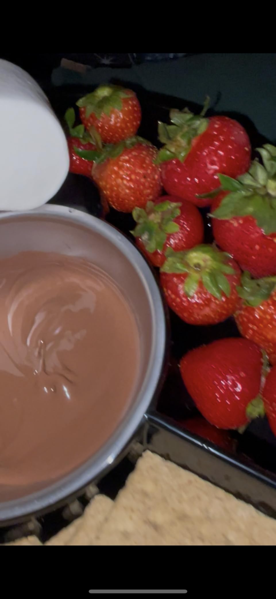 Kusini Electric Fondue Pot Set - Chocolate Fondue Kit - Temperature Control, Detachable Serving Trays, & 4 Roasting Forks - Gift Set & Date Night Idea. Serve at Movie Night or Game Night. Customer Review Kusini Electric Fondue Pot Set - Chocolate Fondue Kit - Temperature Control, Detachable Serving Trays, & 4 Roasting Forks - Gift Set & Date Night Idea. Serve at Movie Night or Game Night. - Customer Photo 5