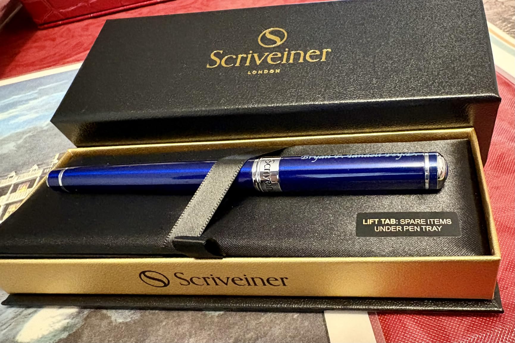 Scriveiner Stainless Steel Rollerball Pen - Stunning Luxury Metal Pen with Silver Chrome Finish, Schmidt Ink Refill, Best Roller Ball Pen Gift Set for Men & Women Customer Review Scriveiner Stainless Steel Rollerball Pen - Stunning Luxury Metal Pen with Silver Chrome Finish, Schmidt Ink Refill, Best Roller Ball Pen Gift Set for Men & Women - Customer Photo 1