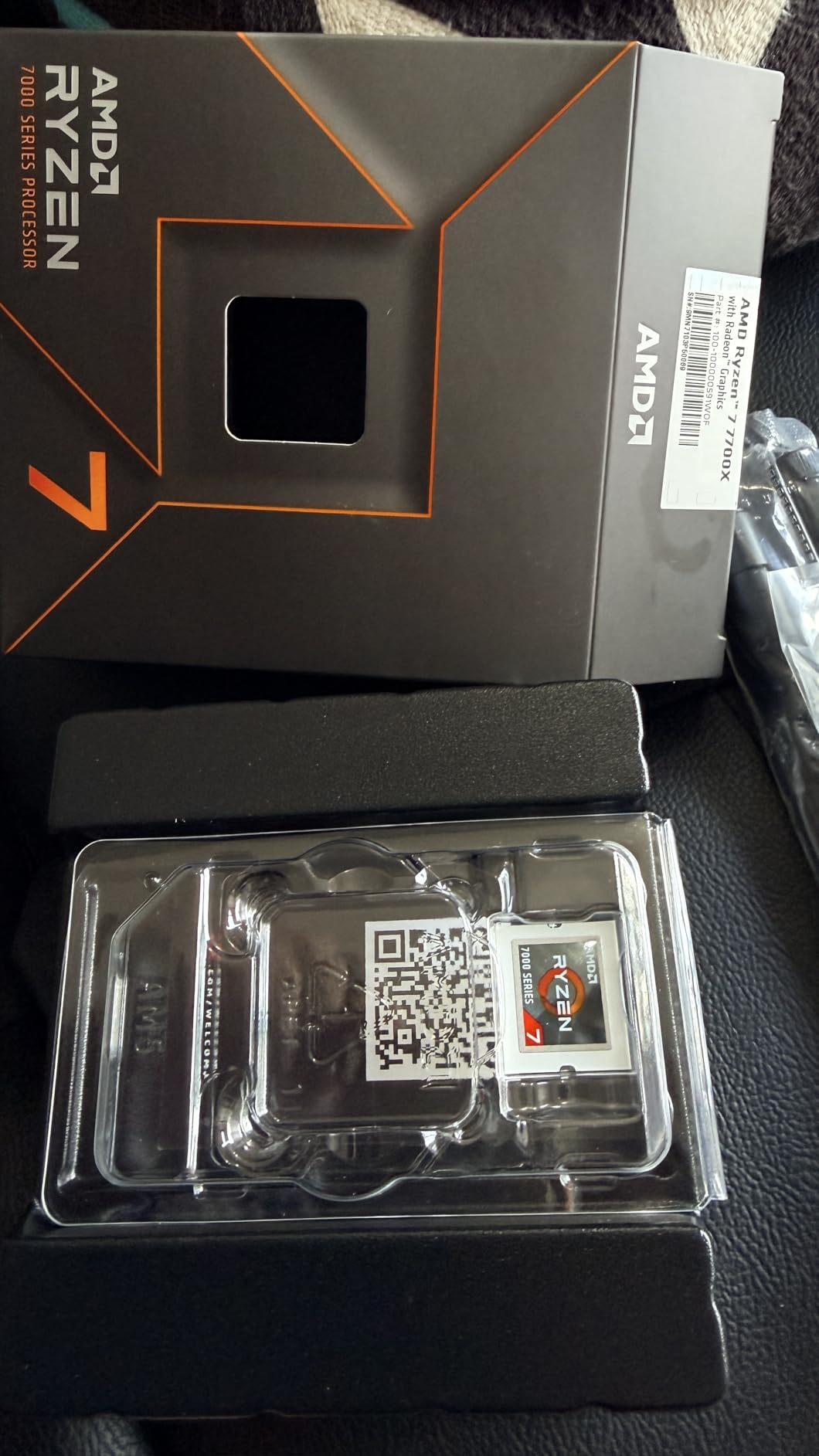 AMD Ryzen 7 7700X 8-Core, 16-Thread Unlocked Desktop Processor Customer Review AMD Ryzen 7 7700X 8-Core, 16-Thread Unlocked Desktop Processor - Customer Photo 004
