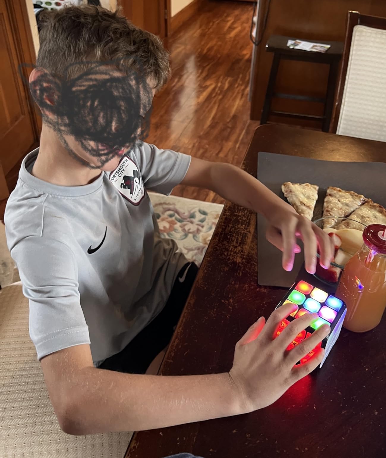 Rechargeable Game Activity Cube - Toys for Boys and Girls - 9 Fun Brain & Memory Games - Birthday Gifts for Age 6, 7, 8, 9, 10, 11, 12 Year Old Kids Teens - Best Boy Toy Gift Ideas Customer Review Rechargeable Game Activity Cube - Toys for Boys and Girls - 9 Fun Brain & Memory Games - Birthday Gifts for Age 6, 7, 8, 9, 10, 11, 12 Year Old Kids Teens - Best Boy Toy Gift Ideas - Customer Photo 1