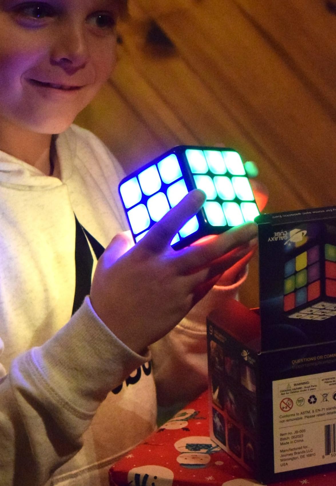 Rechargeable Game Activity Cube - Toys for Boys and Girls - 9 Fun Brain & Memory Games - Birthday Gifts for Age 6, 7, 8, 9, 10, 11, 12 Year Old Kids Teens - Best Boy Toy Gift Ideas Customer Review Rechargeable Game Activity Cube - Toys for Boys and Girls - 9 Fun Brain & Memory Games - Birthday Gifts for Age 6, 7, 8, 9, 10, 11, 12 Year Old Kids Teens - Best Boy Toy Gift Ideas - Customer Photo 2