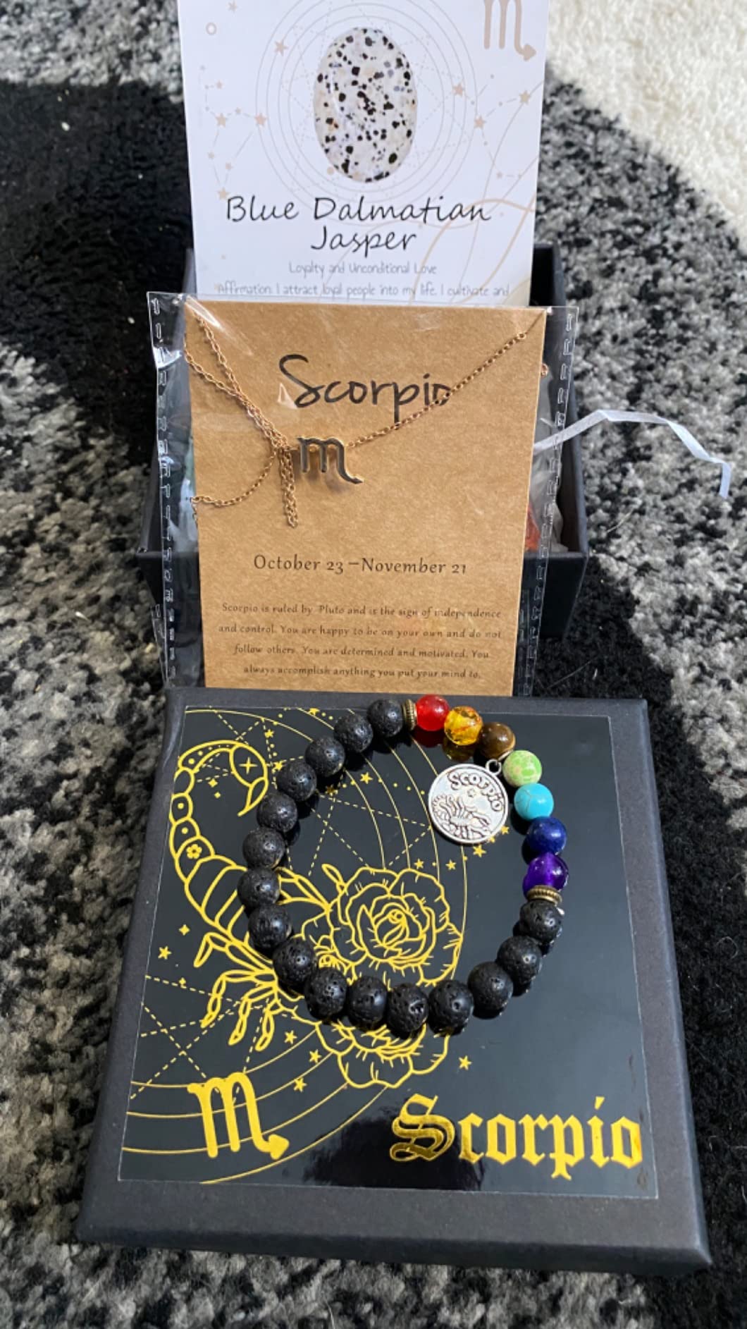 Hihealer Zodiac Gifts for Women, Spiritual Gifts, Zodiac Gifts, Astrology Gifts for Women, Horoscope Gifts with Birthstone, Healing Stone Gifts, Unique Birthday Gifts for Women Customer Review Hihealer Zodiac Gifts for Women, Spiritual Gifts, Zodiac Gifts, Astrology Gifts for Women, Horoscope Gifts with Birthstone, Healing Stone Gifts, Unique Birthday Gifts for Women - Customer Photo 1