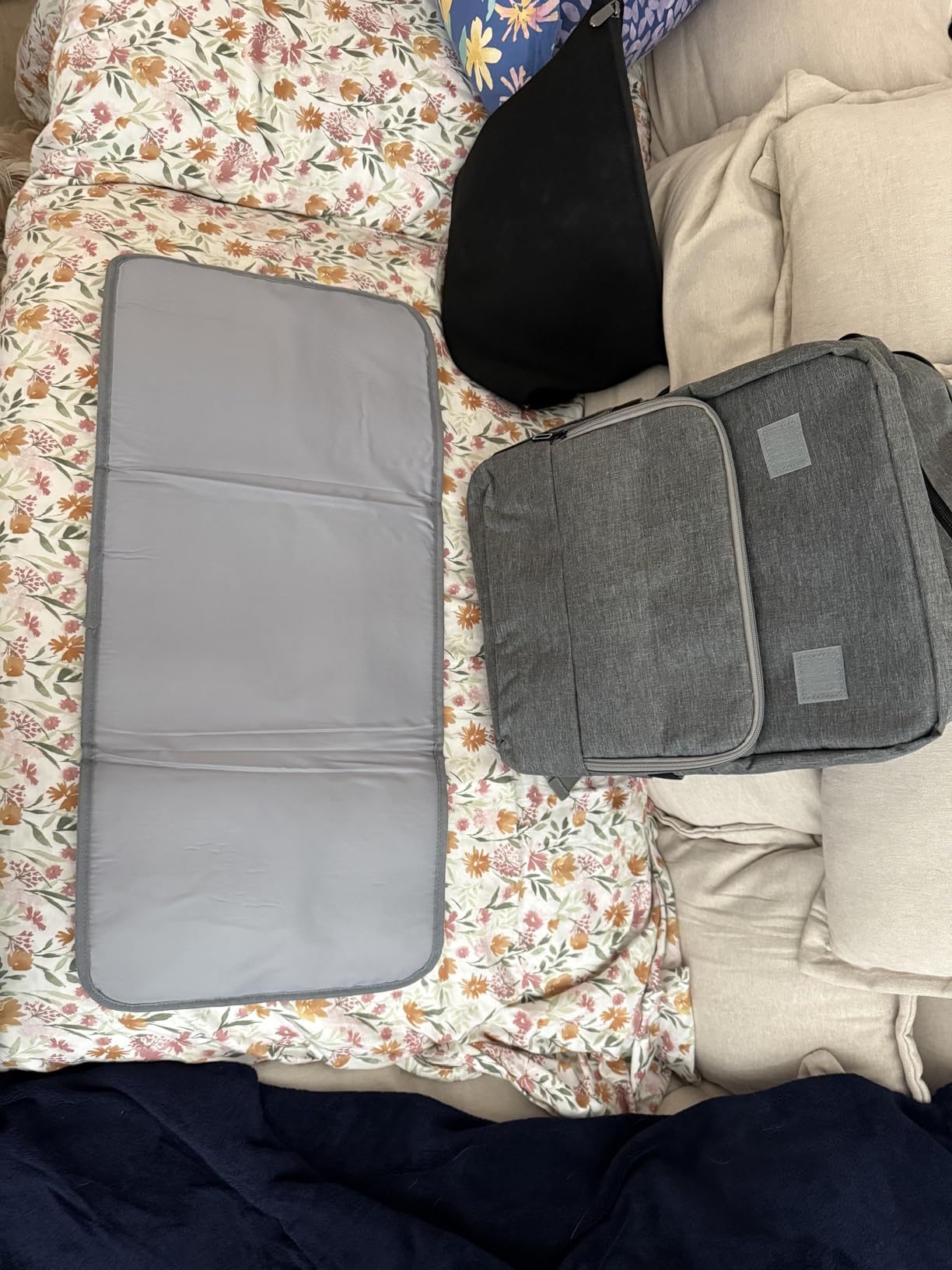 PILLANI Baby Diaper Bag Backpack - Large Bag for Boys & Girls, Waterproof Diaper Backpack - Travel Diaper Bags w/Changing Pad, Baby Registry Search & Shower Gifts - Essentials Must Haves Newborn Stuff - Customer Photo 5