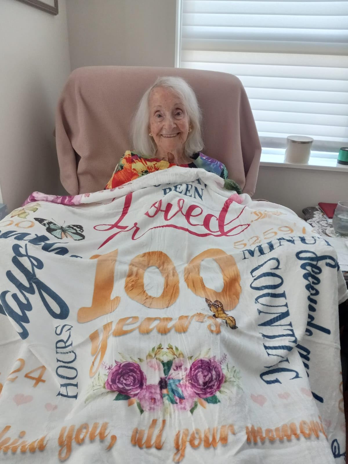 60th Birthday Gifts Women Blanket 50*60, Happy 60th Birthday Gift Ideas, 60th Birthday Decorations, Gifts for Women Turning 60, Gifts for 60-Year-Old, Best Birthday Present 1965 Throw Blanket - Customer Photo 1
