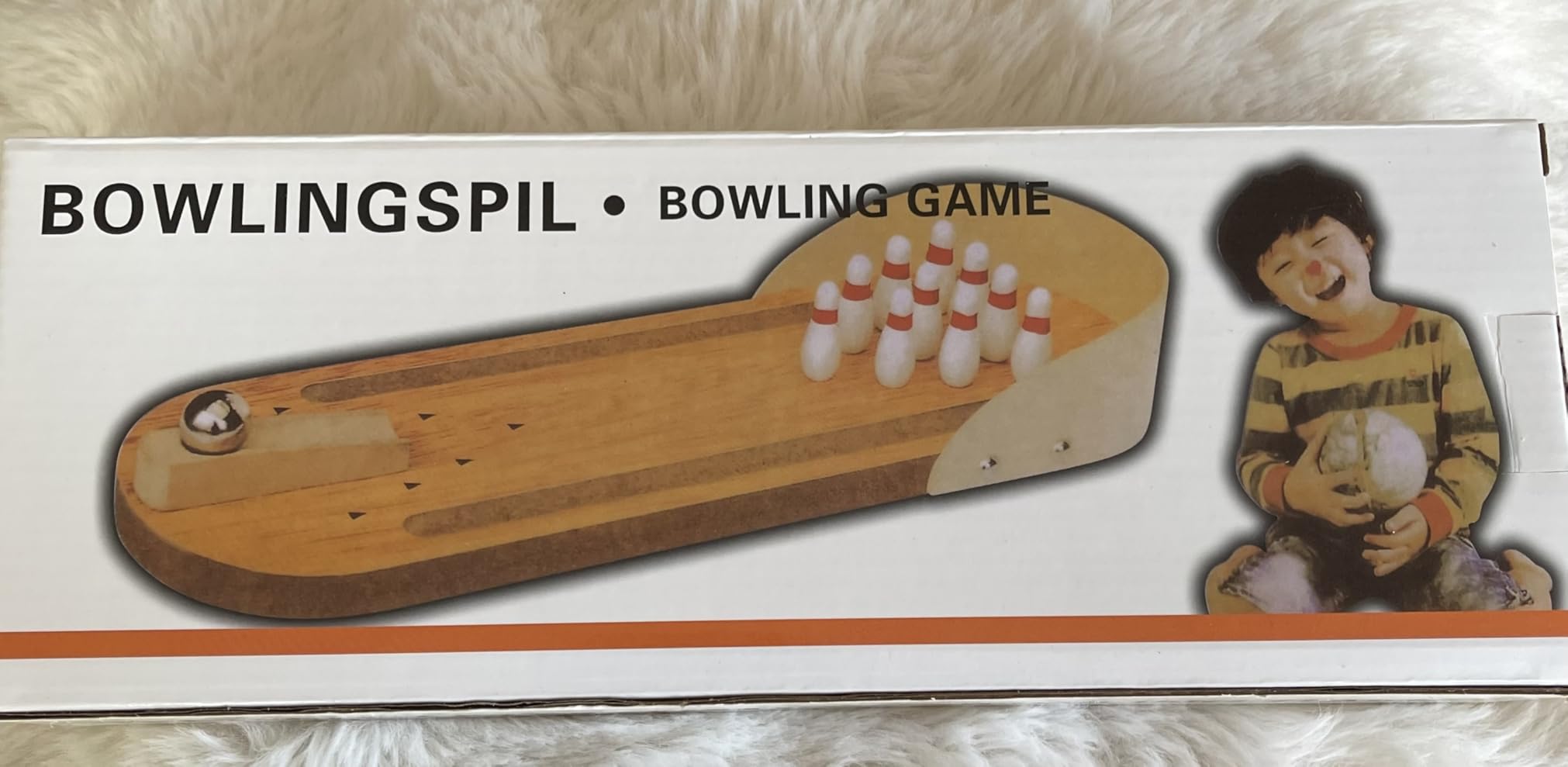 Mini Bowling Game Set, Funny White Elephant Gifts for Kids & Adults, Desk Games Stress Relievers for Adults, Kids Bowling Set for Educational Early Development, Wooden Casual Mini Bowling Ball - Customer Photo 1