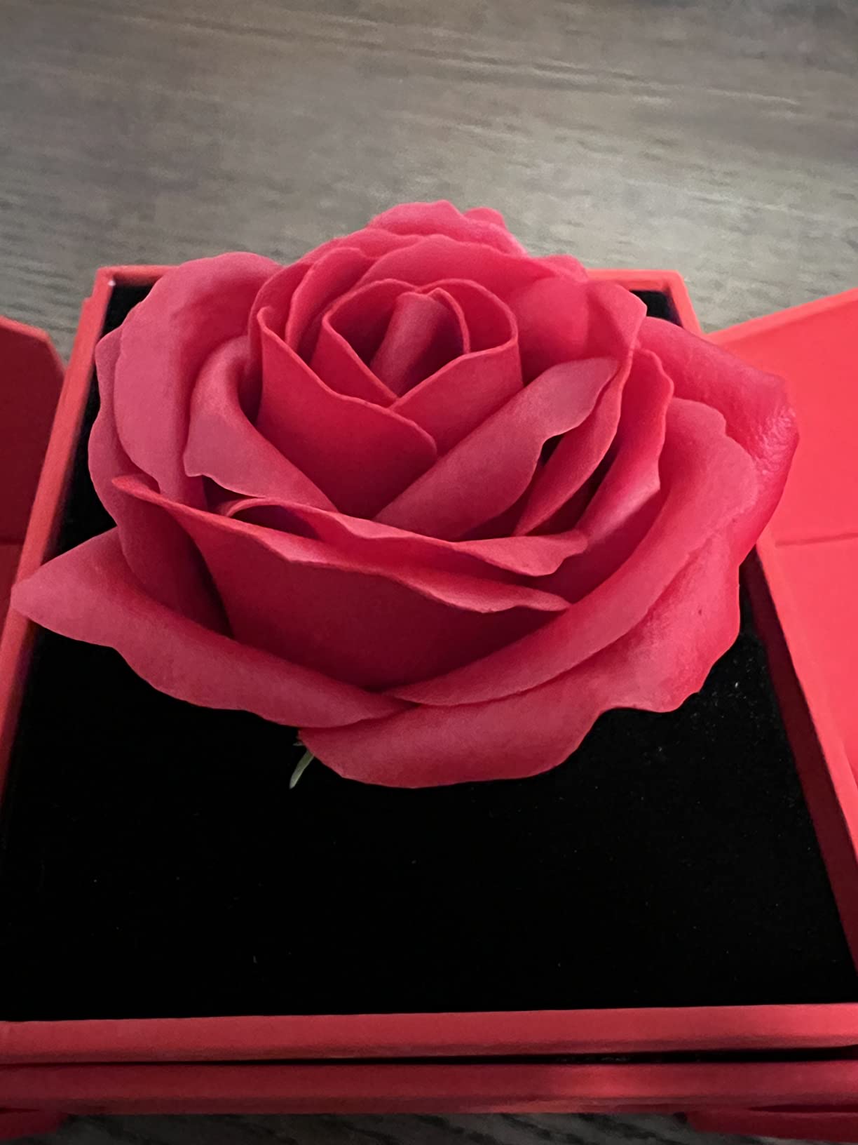 Valentine's Day Gift, Save Rose Necklace for Girlfriend, Rose Box, Rose Necklace, Gift for Girlfriend Mom Sister, Forever Rose, Eternal Rose, Gift for Her - Customer Photo 2