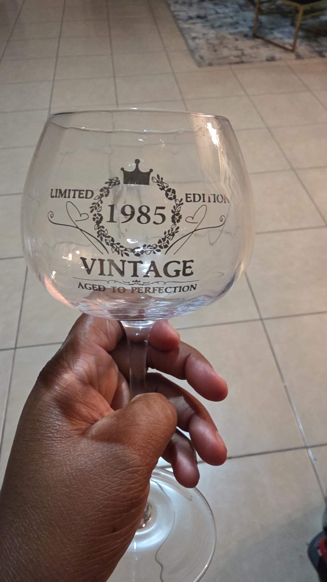 21ST Birthday Gifts for Her, Vintage 2004 Engraved 21st Wine Glass, 21 Year Old Birthday Decorations For Women, Funny 21 Bday Gifts Idea For Women, Friends, Daughter, Sister - Turning 21 Present - Customer Photo 1