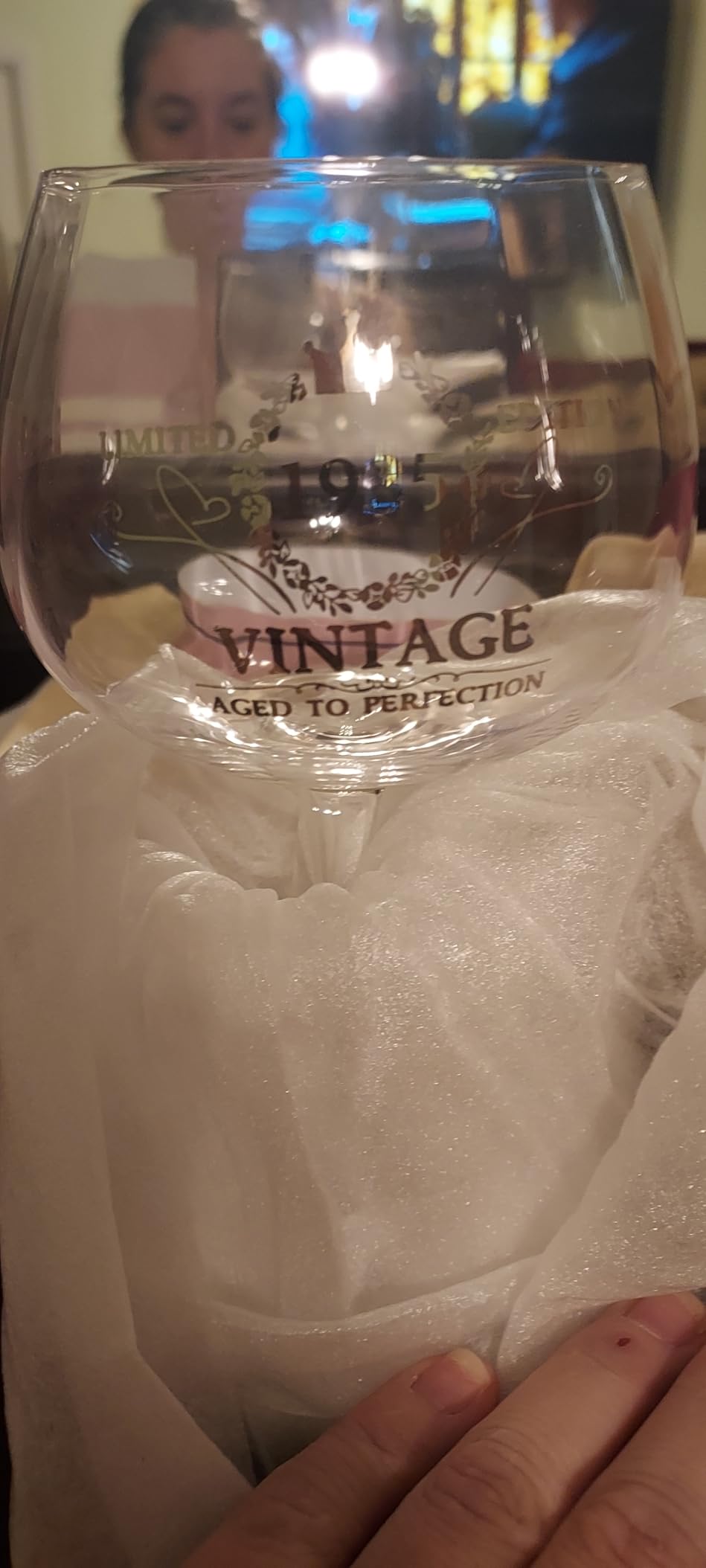 21ST Birthday Gifts for Her, Vintage 2004 Engraved 21st Wine Glass, 21 Year Old Birthday Decorations For Women, Funny 21 Bday Gifts Idea For Women, Friends, Daughter, Sister - Turning 21 Present - Customer Photo 2