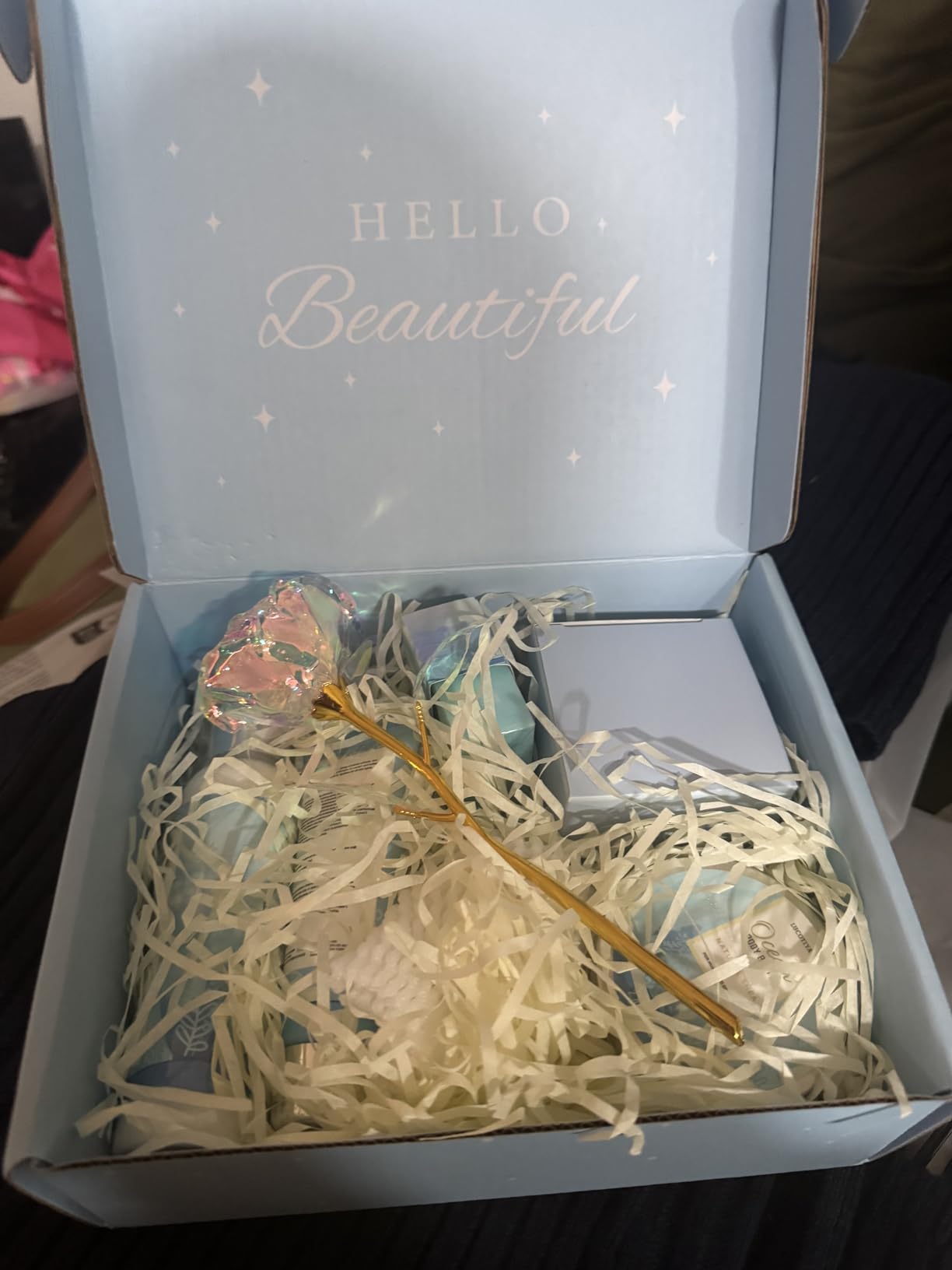 Gifts for Women, Ocean Scented Spa Gift for Women Birthday 7 Luxury Self Care Package, Gift Basket Care Package for Her Wife Mom Friends Female Bff - Customer Photo 1