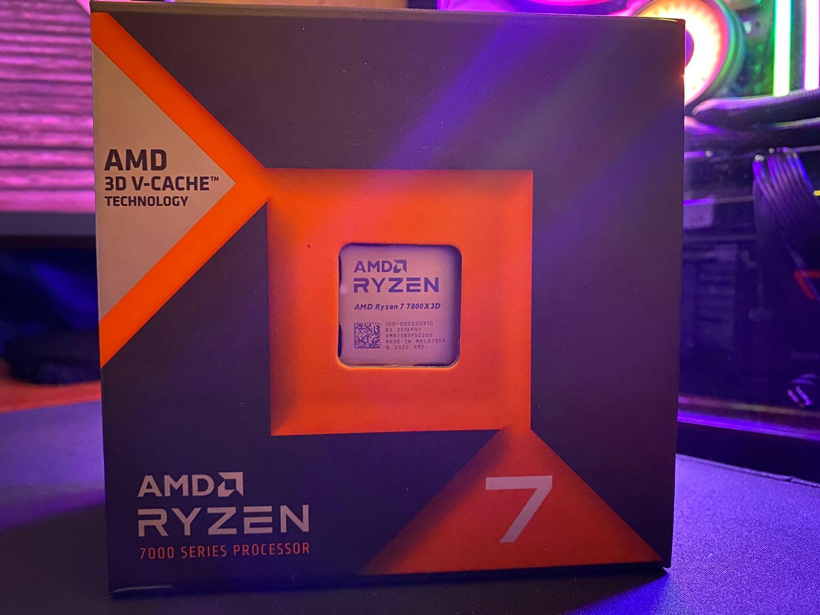 AMD Ryzen 7 7800X3D 8-Core, 16-Thread Desktop Processor Customer Review AMD Ryzen 7 7800X3D 8-Core, 16-Thread Desktop Processor - Customer Photo 003