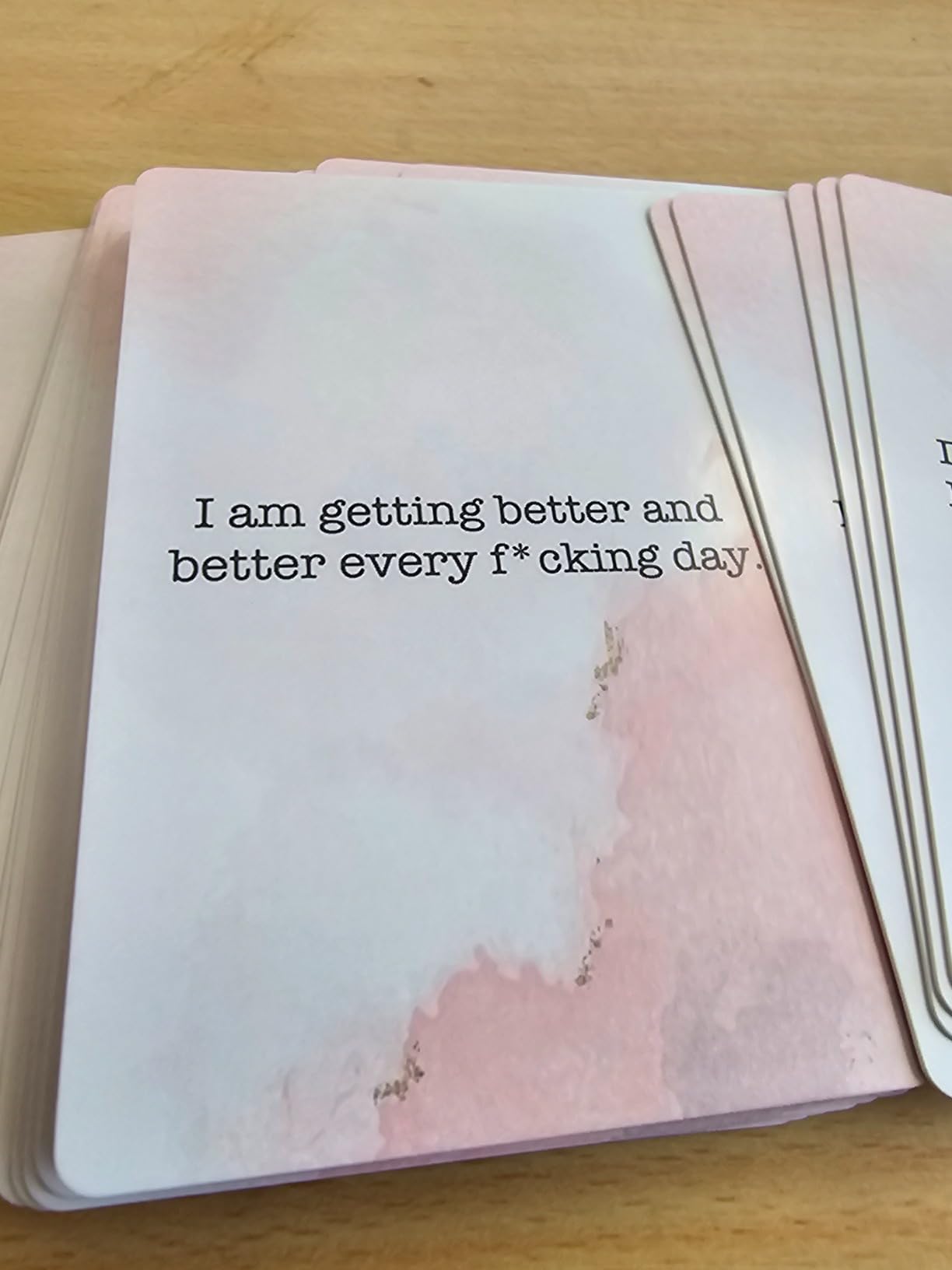 Badass Affirmation Cards - Daily Motivational and Inspirational Cards for Women - Customer Photo 5