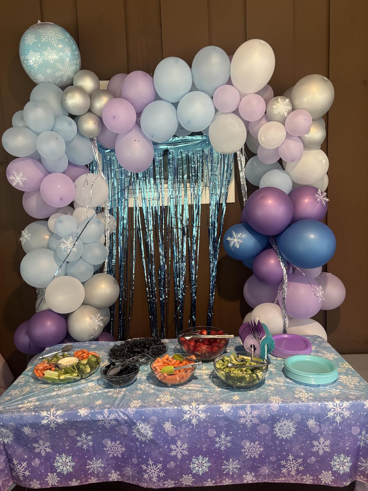 Dinosaur Birthday Party Decorations Supplies, 124Pcs Dinosaur Green Orange Blue Balloons Garland Arch Kit Happy Birthday Dino Foil Balloon Curtain for Kids Boys Dino Jungle Safari Baby Shower Party - Customer Photo 2