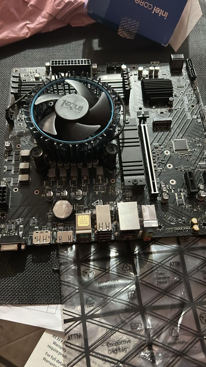 MSI PRO B760M-P DDR4 ProSeries Motherboard (Supports 12th/13th/14th Gen Intel Processors, LGA 1700, DDR4, PCIe 4.0, M.2, USB 3.2 Gen2, HDMI/DP, mATX) - Customer Photo 001