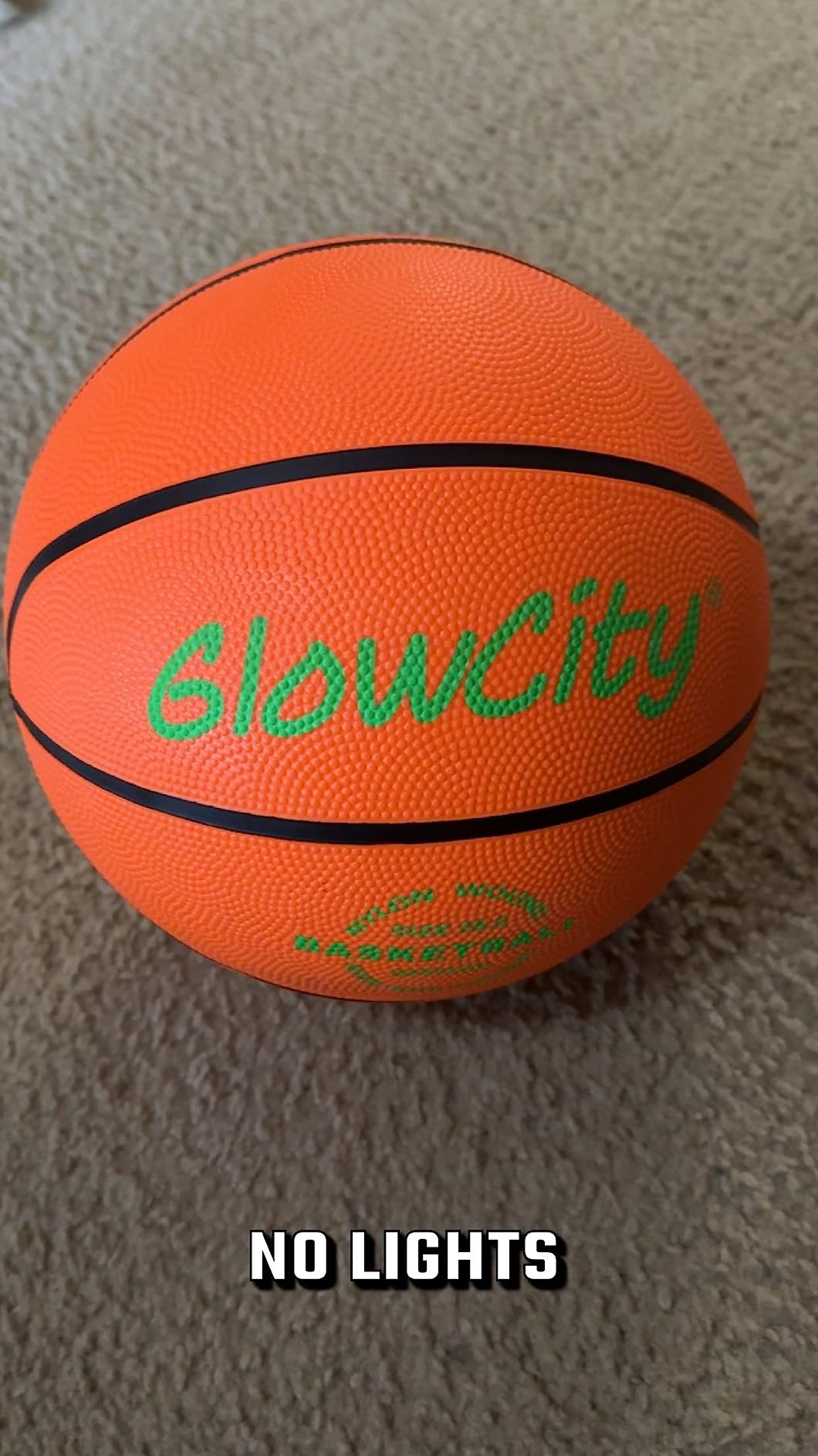GlowCity Glow in The Dark Basketball - Sizes 5, 6, 7 Light Up Ball for Kids, Teens & Adults - Red Glow for Outdoor Games - Sports Birthday Gifts Ideas for Boys Ages 6 7 8 9 10 11 12 13 14 Customer Review GlowCity Glow in The Dark Basketball - Sizes 5, 6, 7 Light Up Ball for Kids, Teens & Adults - Red Glow for Outdoor Games - Sports Birthday Gifts Ideas for Boys Ages 6 7 8 9 10 11 12 13 14 - Customer Photo 2