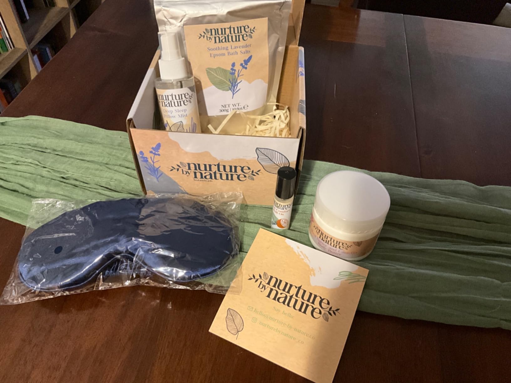 Nurture by Nature Relaxing Spa Gifts for Women - New Mom Gifts Care Package for Women with Deep Sleep Pillow Spray & Bath Salts, Vegan & Cruelty Free New Mommy Essentials - Baby Shower Gift Baskets Customer Review Nurture by Nature Relaxing Spa Gifts for Women - New Mom Gifts Care Package for Women with Deep Sleep Pillow Spray & Bath Salts, Vegan & Cruelty Free New Mommy Essentials - Baby Shower Gift Baskets - Customer Photo 1