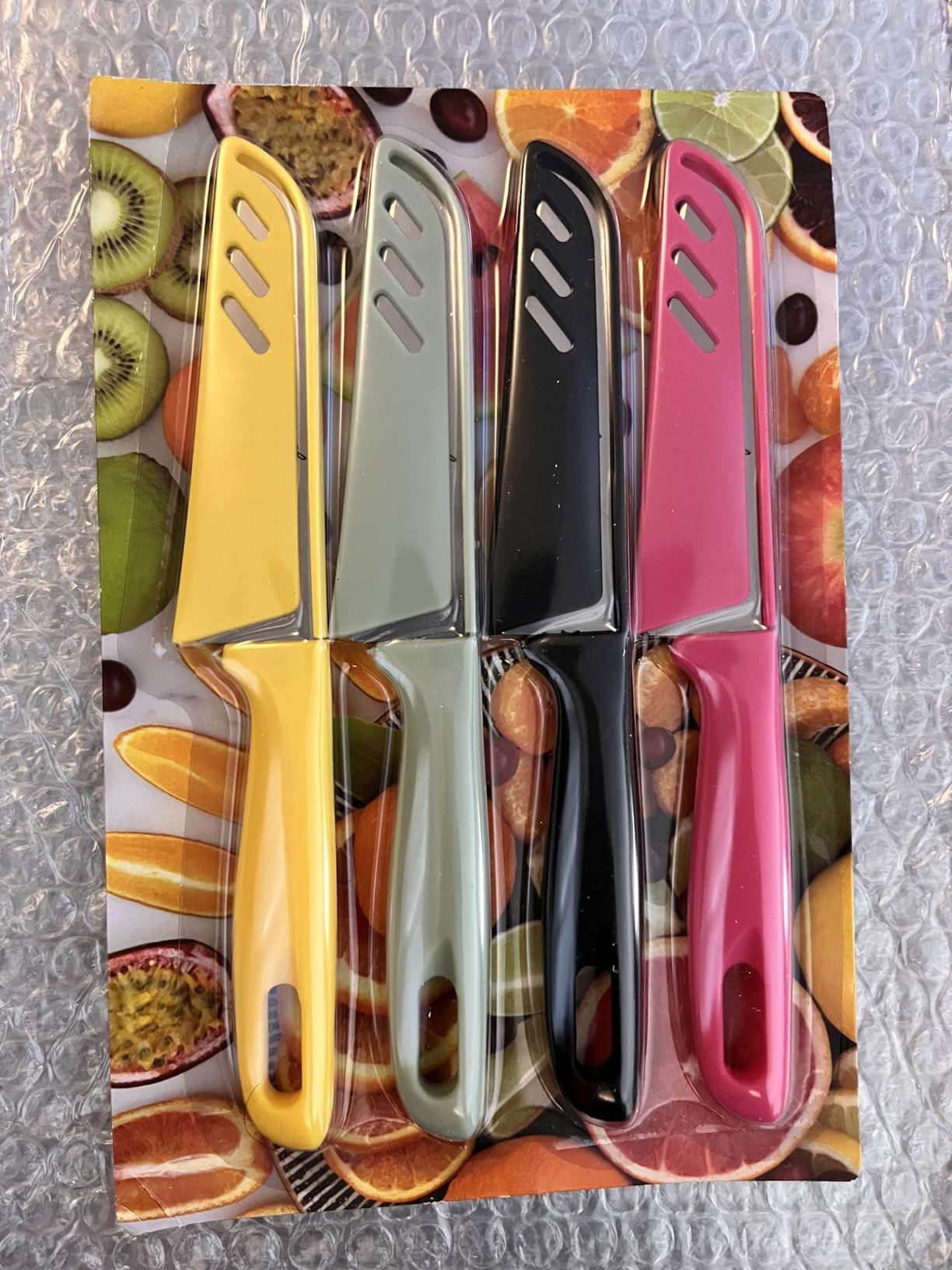 8 pieces Paring Knives (4PCS Peeling Knives and 4PCS Knife Sheath), Ultra Sharp Vegetable and Fruit Knife,German Steel Small Kitchen Knife with PP Plastic Ergonomic Handle - Customer Photo 2