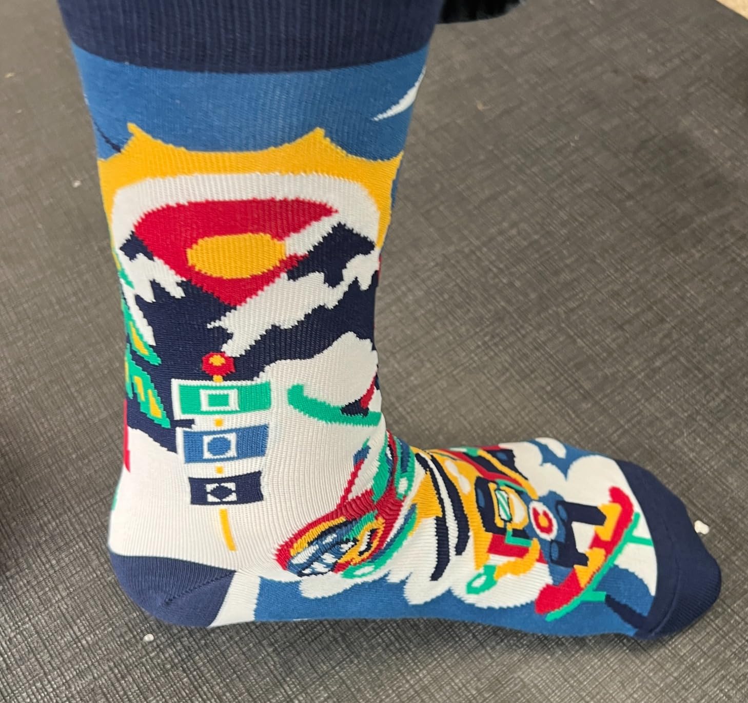 Lavley Ski Socks - Funny socks for skiers and snowboarders - Unisex novelty gift - Great for birthdays or holidays Customer Review Lavley Ski Socks - Funny socks for skiers and snowboarders - Unisex novelty gift - Great for birthdays or holidays - Customer Photo 1