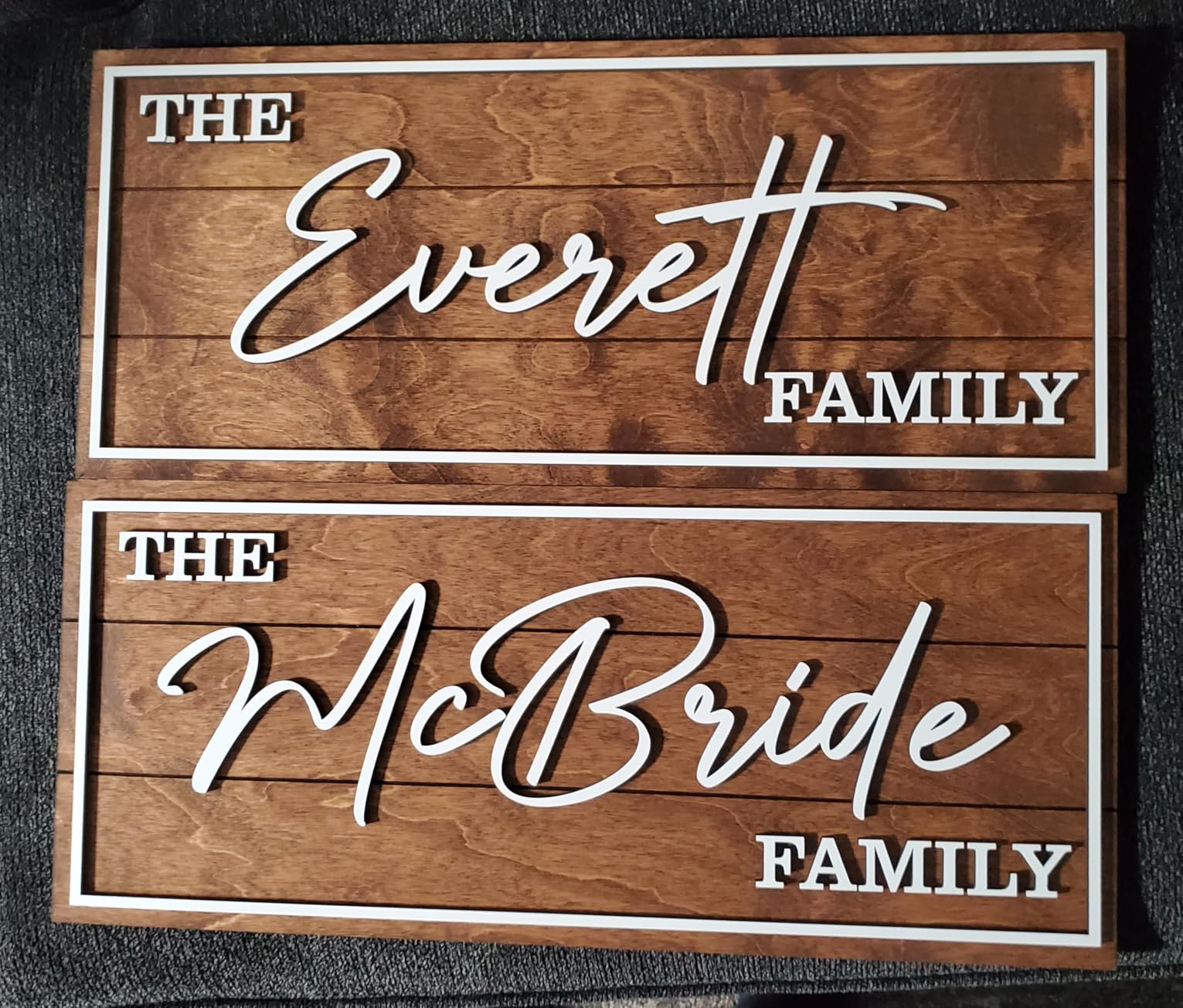 Wooden Name Sign Personalized and Custom, Solid Rustic Wood, Wedding Gifts for Couples, Home, Office, Family Last Name Established Signs, Est. Date Sign 23x10 Wooden Name Sign Personalized and Custom, Solid Rustic Wood, Wedding Gifts for Couples, Home, Office, Family Last Name Established Signs, Est. Date Sign 23x10
