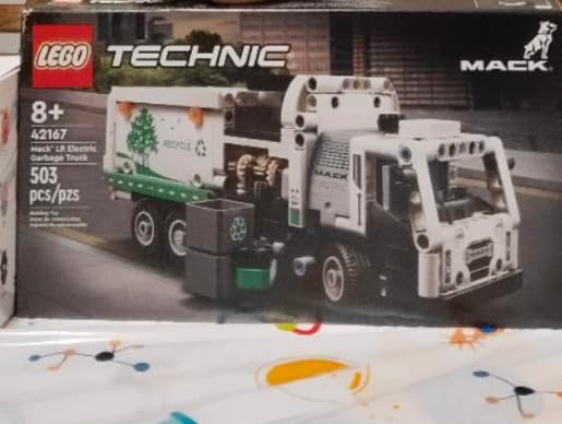 LEGO Technic Mack LR Electric Garbage Truck Toy, Buildable Kids Truck for Pretend Play, Great Gift for Boys, Girls and Kids Ages 8 and Up who Love Recycling Toys and Vehicles, 42167 Customer Review LEGO Technic Mack LR Electric Garbage Truck Toy, Buildable Kids Truck for Pretend Play, Great Gift for Boys, Girls and Kids Ages 8 and Up who Love Recycling Toys and Vehicles, 42167 - Customer Photo 1