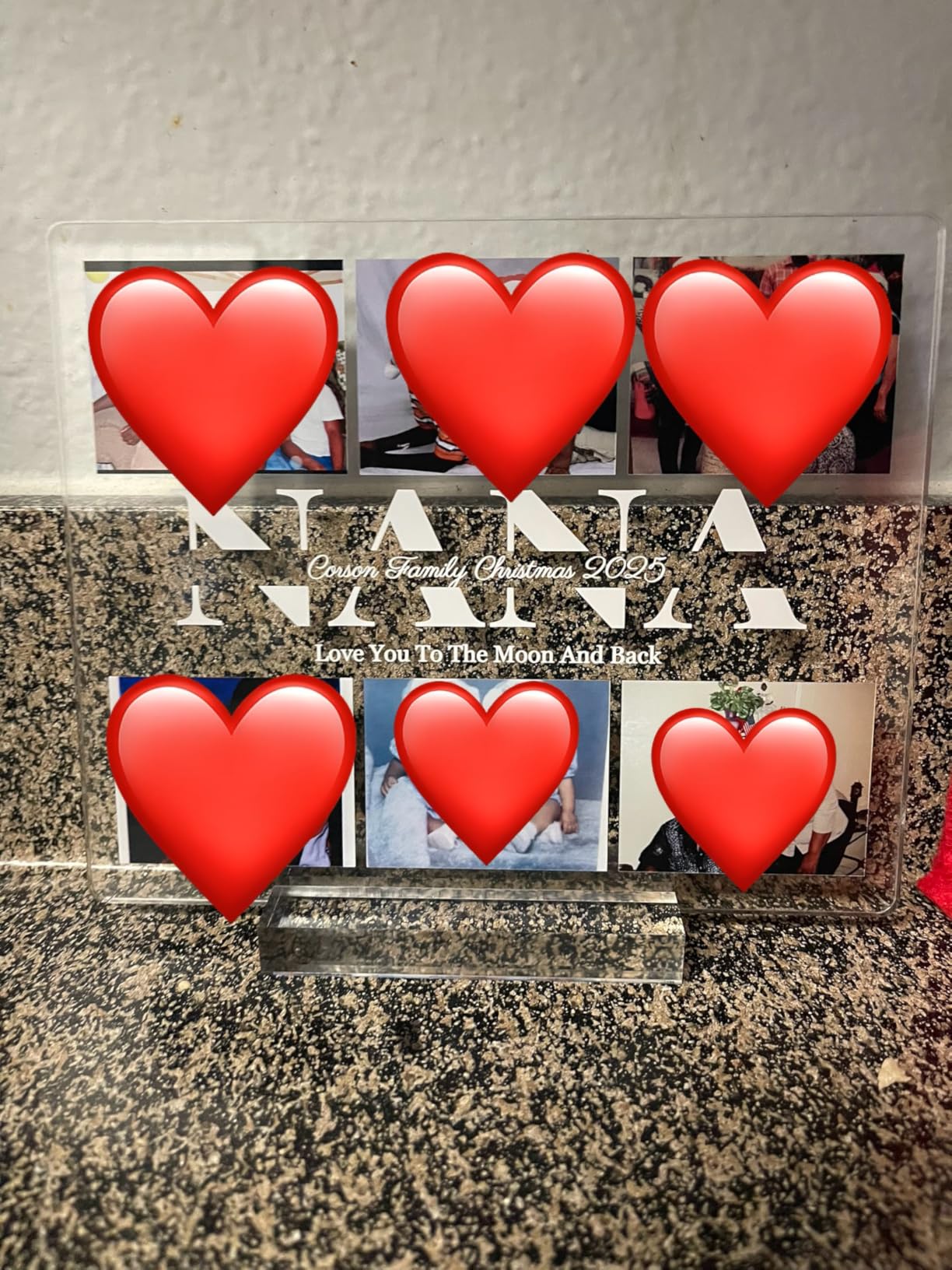 Photo Decorative Plaque Personalized Gifts, Custom Valentines Gifts for Him Her, Customized Picture Frame for Boyfriend Girlfriend Couples Wife Women on Anniversary Birthday - Customer Photo 1