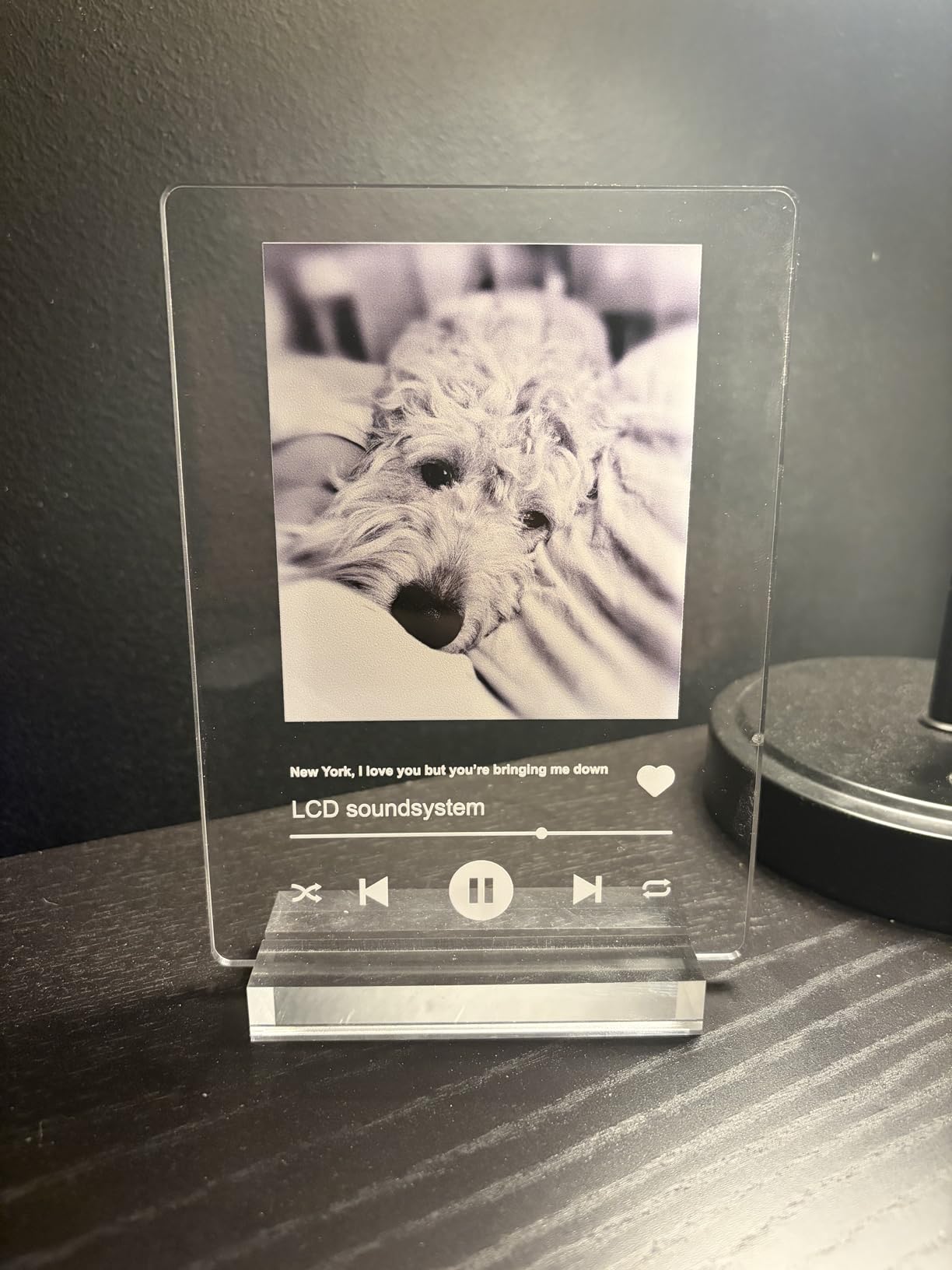 Photo Decorative Plaque Personalized Gifts, Custom Valentines Gifts for Him Her, Customized Picture Frame for Boyfriend Girlfriend Couples Wife Women on Anniversary Birthday - Customer Photo 2