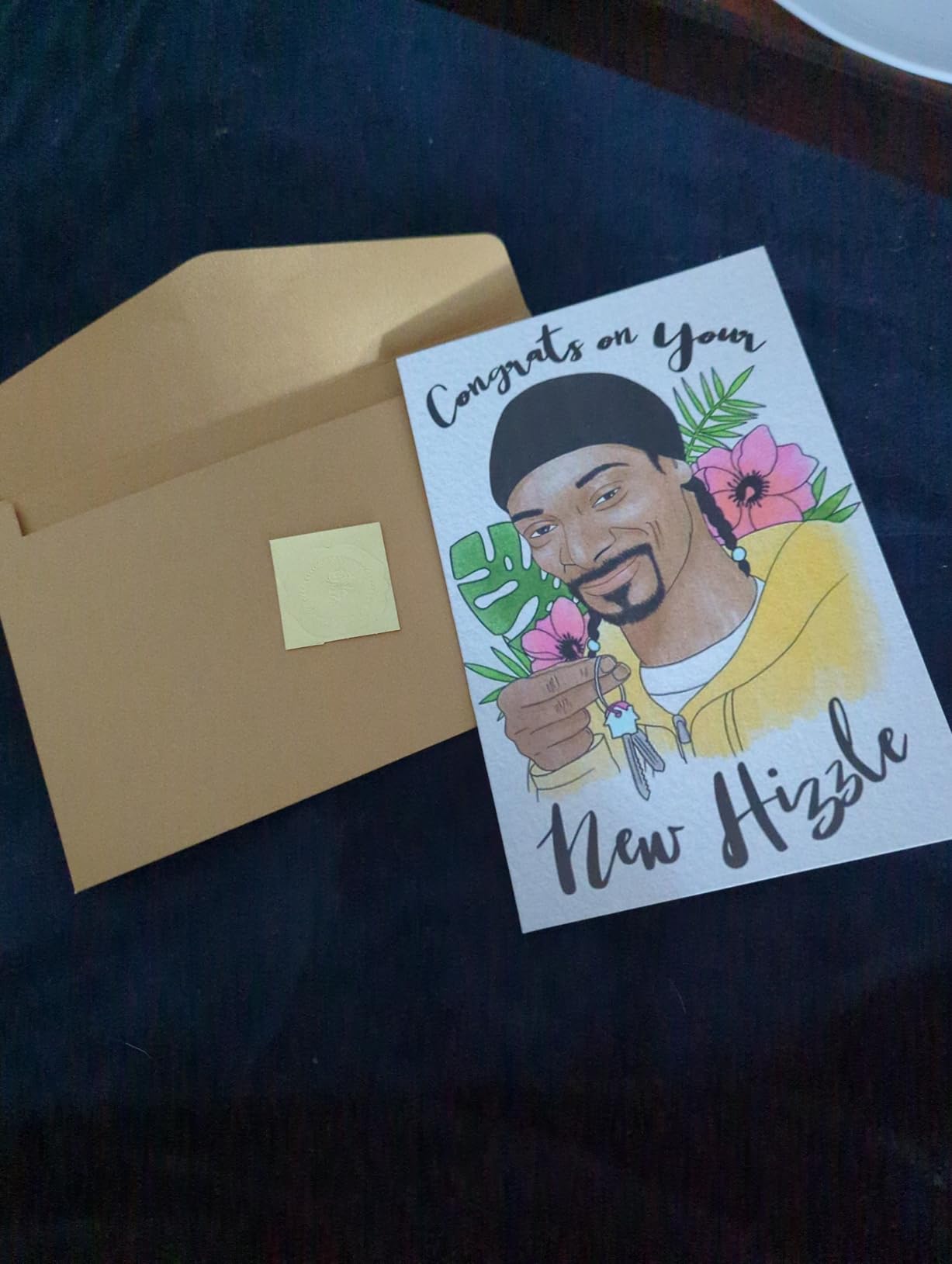 Funny Housewarming Card for Friends, Unique New Home Card for Coworkers Relative Neighbors, Perfect House Gifts for Women Men, Congrats on Your New Hizzle - Customer Photo 2