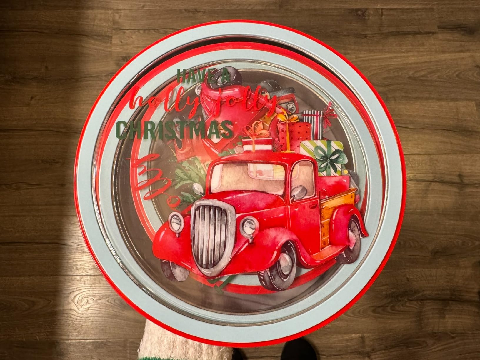 Plum Designs Christmas Cookie Tins- Round Christmas Cookie Tins with Lids for Gift Giving, Christmas Tins Holiday Cookie Boxes, Christmas Tins for Cookies and Gifts- 3 Nested Metal Cookie Tins Customer Review Plum Designs Christmas Cookie Tins- Round Christmas Cookie Tins with Lids for Gift Giving, Christmas Tins Holiday Cookie Boxes, Christmas Tins for Cookies and Gifts- 3 Nested Metal Cookie Tins - Customer Photo 1