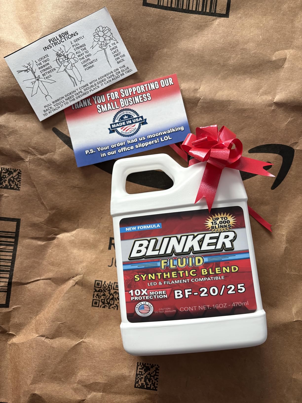 Blinker Fluid - Funny Gag Gifts, Great for White Elephant Gift for Adult, Men & Women Christmas Secret Santa, Mechanic, Novelty, Car Guy, Prank - Customer Photo 1