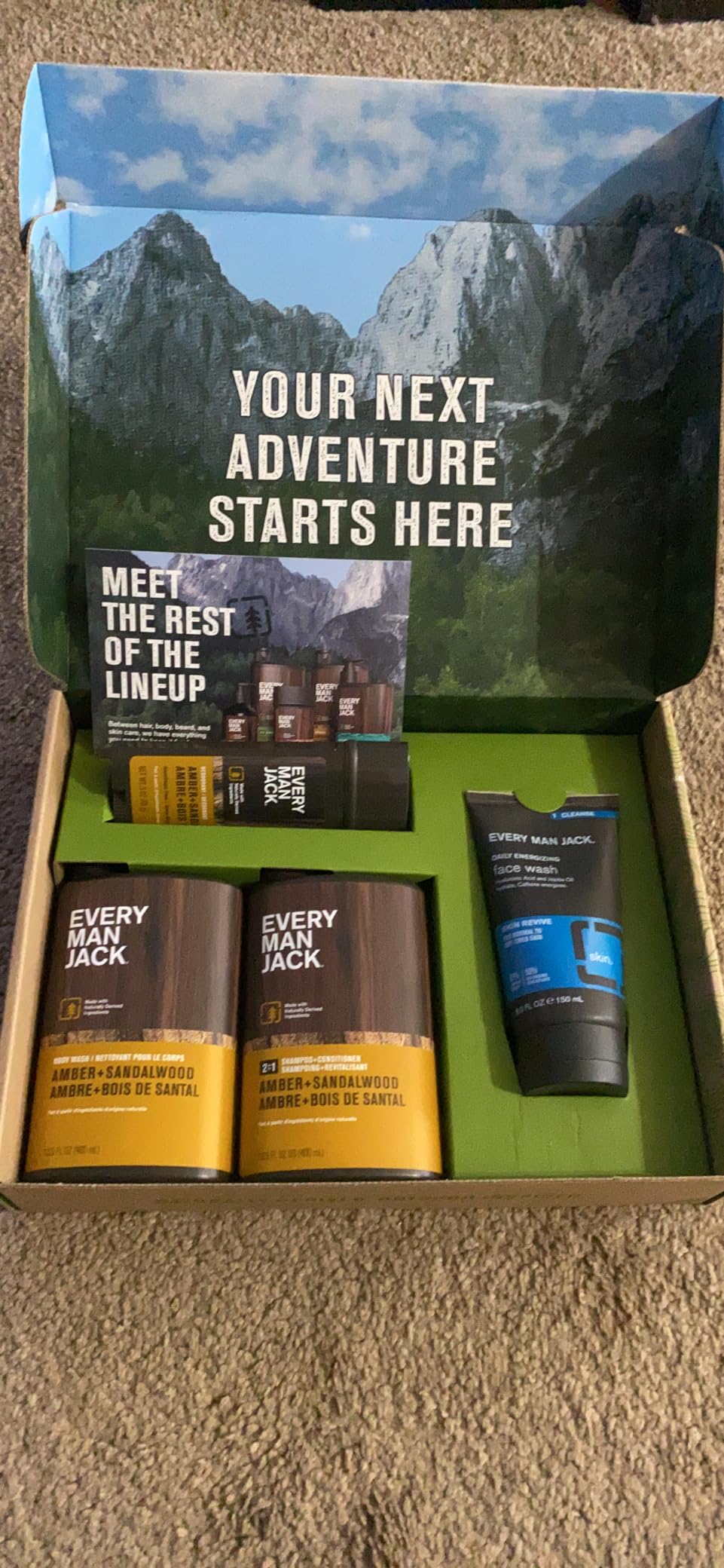 Every Man Jack Men's Bath and Body Gift Set - Cedar + Red Sage Bath and Body Gift Set - Clean Ingredients & A Cedar, Sage, and Spice scent - Round Out His Routine with Men's Body Wash, 2-in-1 Shampoo, Deodorant & Face Wash Customer Review Every Man Jack Men's Bath and Body Gift Set - Cedar + Red Sage Bath and Body Gift Set - Clean Ingredients & A Cedar, Sage, and Spice scent - Round Out His Routine with Men's Body Wash, 2-in-1 Shampoo, Deodorant & Face Wash - Customer Photo 1