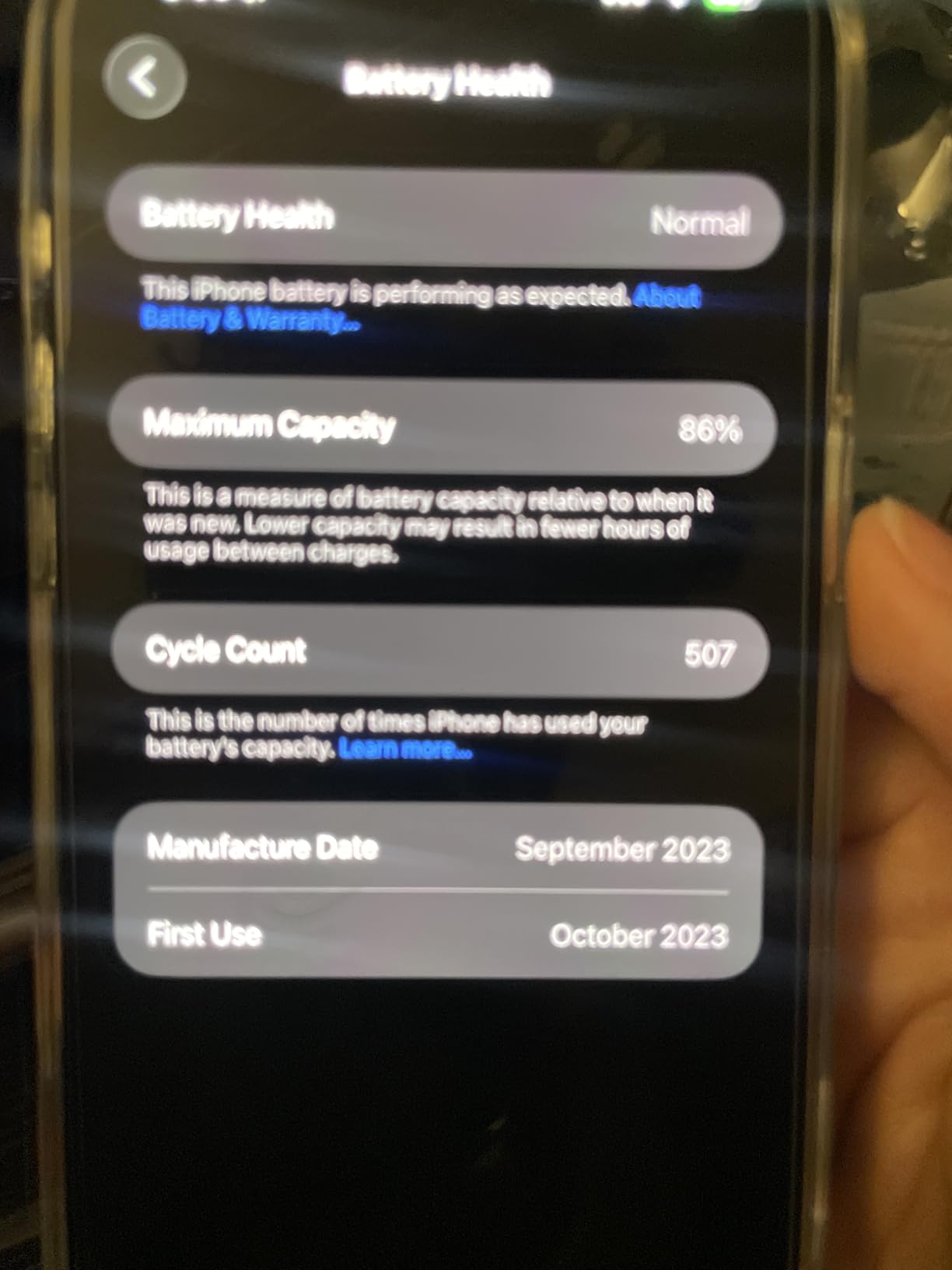 Apple iPhone 15 Pro Max, 256GB, Blue Titanium - Unlocked (Renewed) Customer Review Apple iPhone 15 Pro Max, 256GB, Blue Titanium - Unlocked (Renewed) - Customer Photo 2