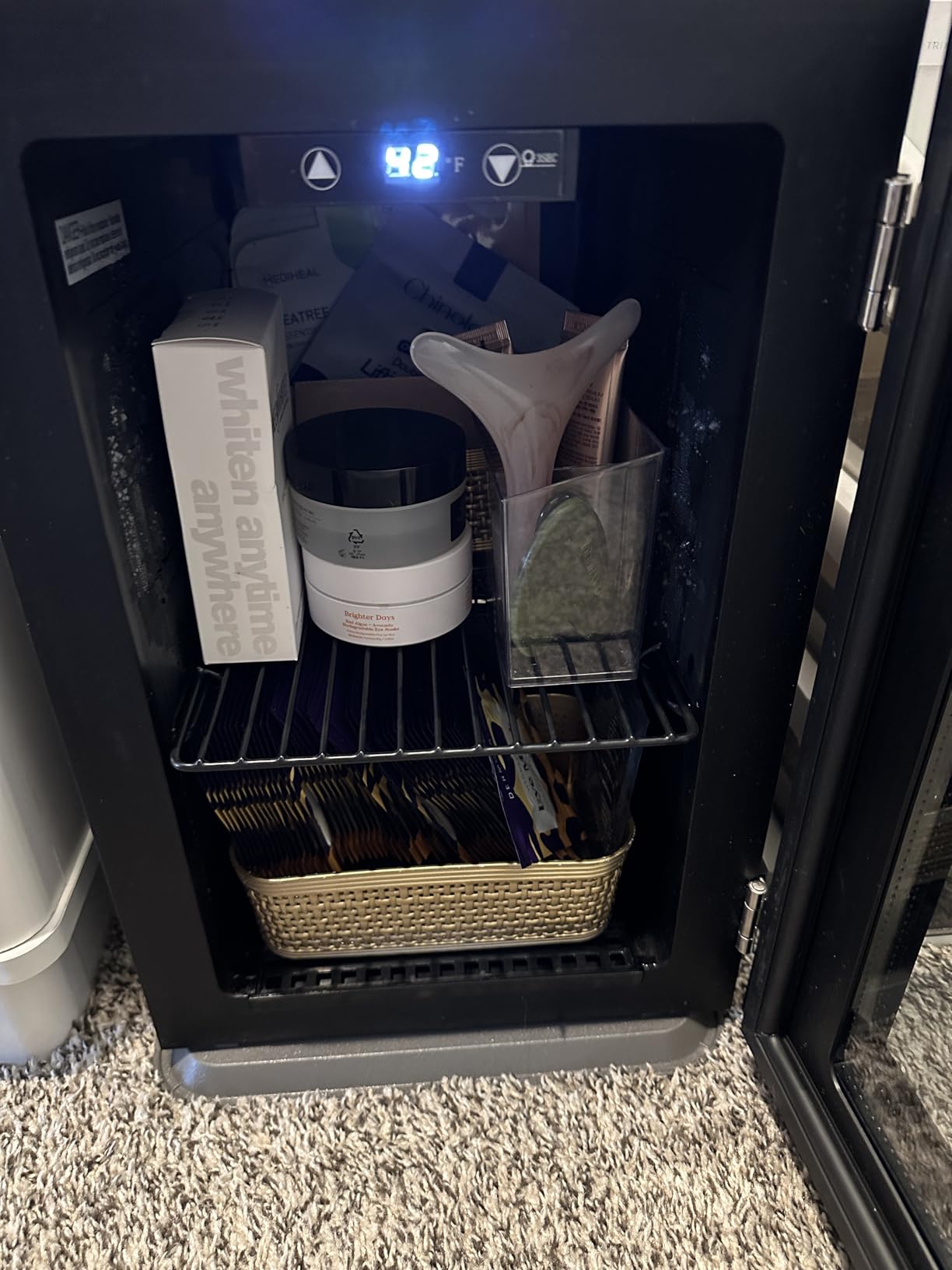 Antarctic Star Mini Fridge Cooler - 12 Bottle 48 Can Beverage Refrigerator Glass Door for Drinks or Beer Wine –Small Drink Dispenser for Home, Office or Bar, Electronic Temperature Control，1.3cu.ft. - Customer Photo 001