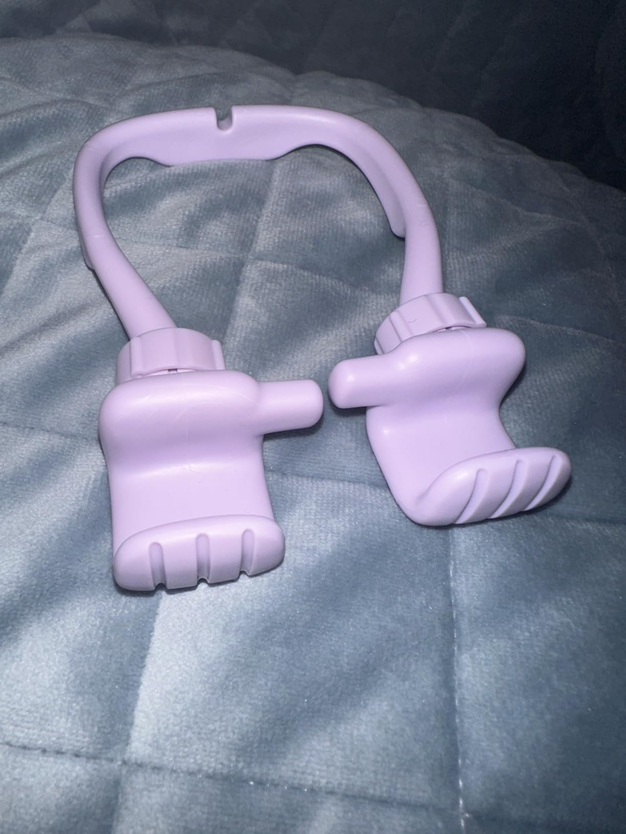 Stocking Stuffers Gifts for Teens Boys Girls Cell Phone Stand: Upgrade for Men Adults Kids Adjustable Lazy Thumbs Up Phone Holder for Desk Cool Gadgets Fun Gifts Ideas for Him Wife - Customer Photo 1