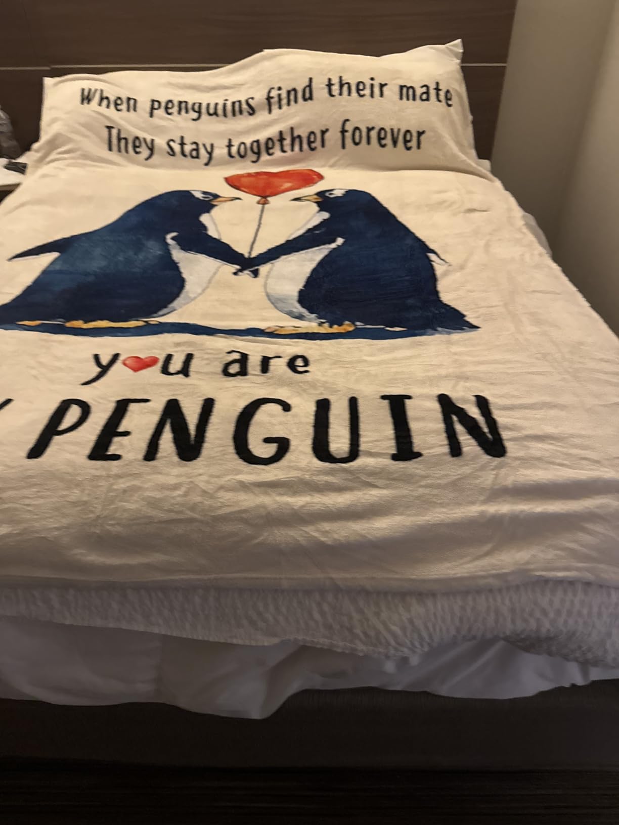 SteadStyle Gifts for Her Him Boyfriend Girlfriend, Wedding Anniversary Blanket, Romantic I Love You Christmas Birthday Gifts for Women Men, Wedding Gift for Wife Husband Couple 60'' x 50'' - Customer Photo 1