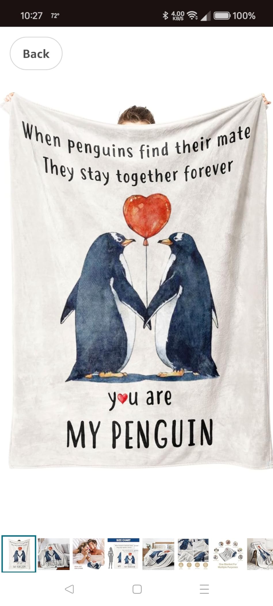 SteadStyle Gifts for Her Him Boyfriend Girlfriend, Wedding Anniversary Blanket, Romantic I Love You Christmas Birthday Gifts for Women Men, Wedding Gift for Wife Husband Couple 60'' x 50'' - Customer Photo 2