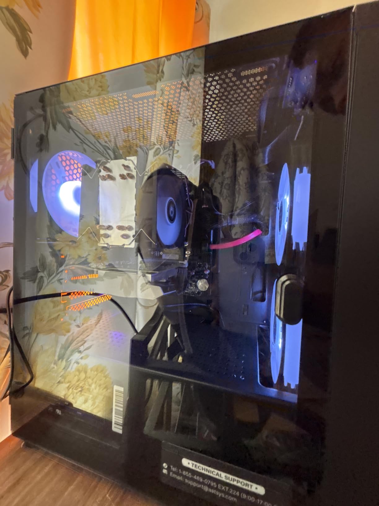 STGAubron Gaming PC Desktop Computer, Intel i7 Xeon E5 3.0GHz, Radeon RX 550 4G, 16GB RAM, 512GB SSD, WiFi 6, BT 5.0, RGB Fan x3, Windows 11 Home - Customer Photo 001