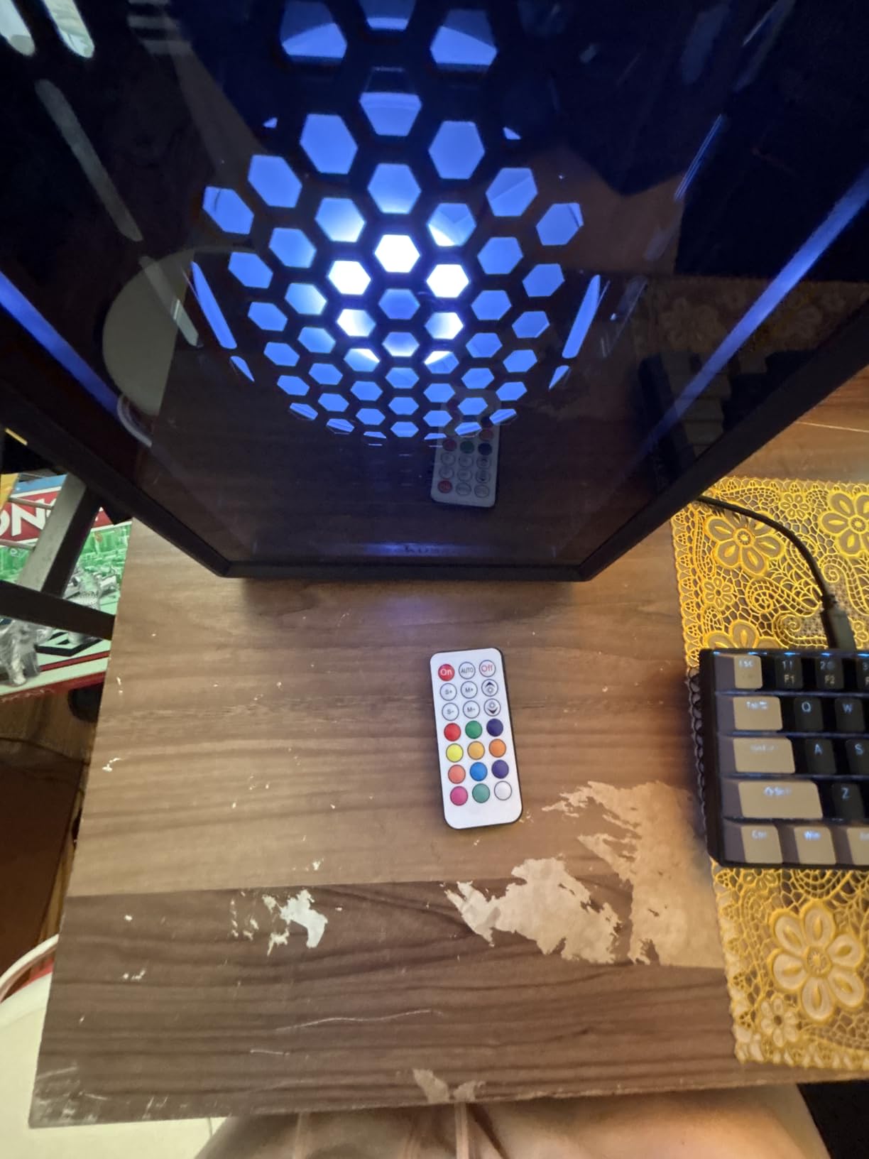 STGAubron Gaming PC Desktop Computer, Intel i7 Xeon E5 3.0GHz, Radeon RX 550 4G, 16GB RAM, 512GB SSD, WiFi 6, BT 5.0, RGB Fan x3, Windows 11 Home - Customer Photo 002