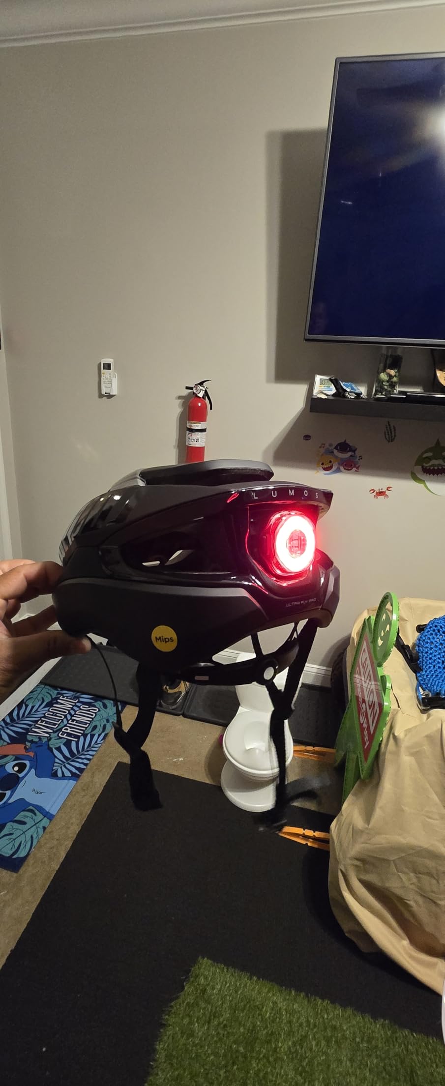 Lumos Ultra Fly Pro - Road Bike Helmet | Lumos Firefly and Firefly Mini Compatible | Built-in Sunglasses Port | Custom-Made Fit System for Adult Men & Women | Bicycle Cycling Accessories - Customer Photo 2