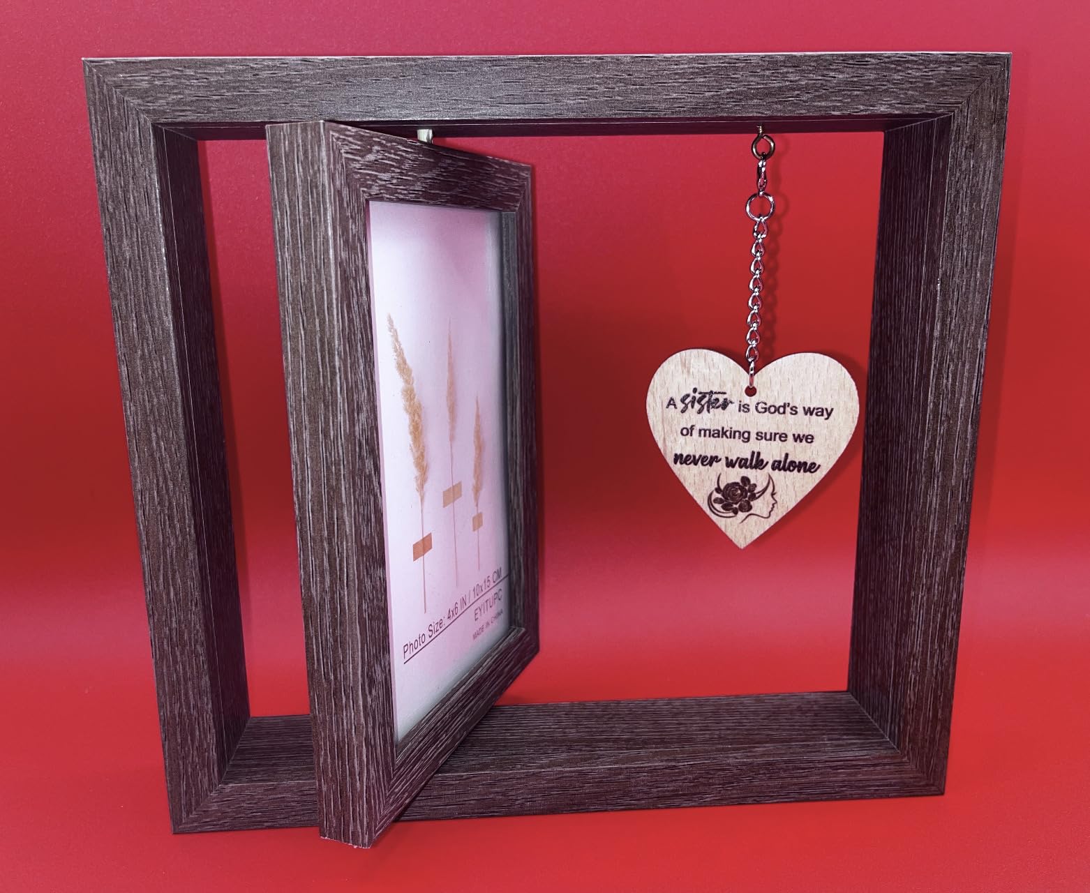 Side by Side or Miles Apart - Dear Friends Are Always Close to the Heart Best Friend Picture Frame Gifts for Long-Distance Friendships Gifts for Women, BFF, Bestfriend, Besties - Customer Photo 4