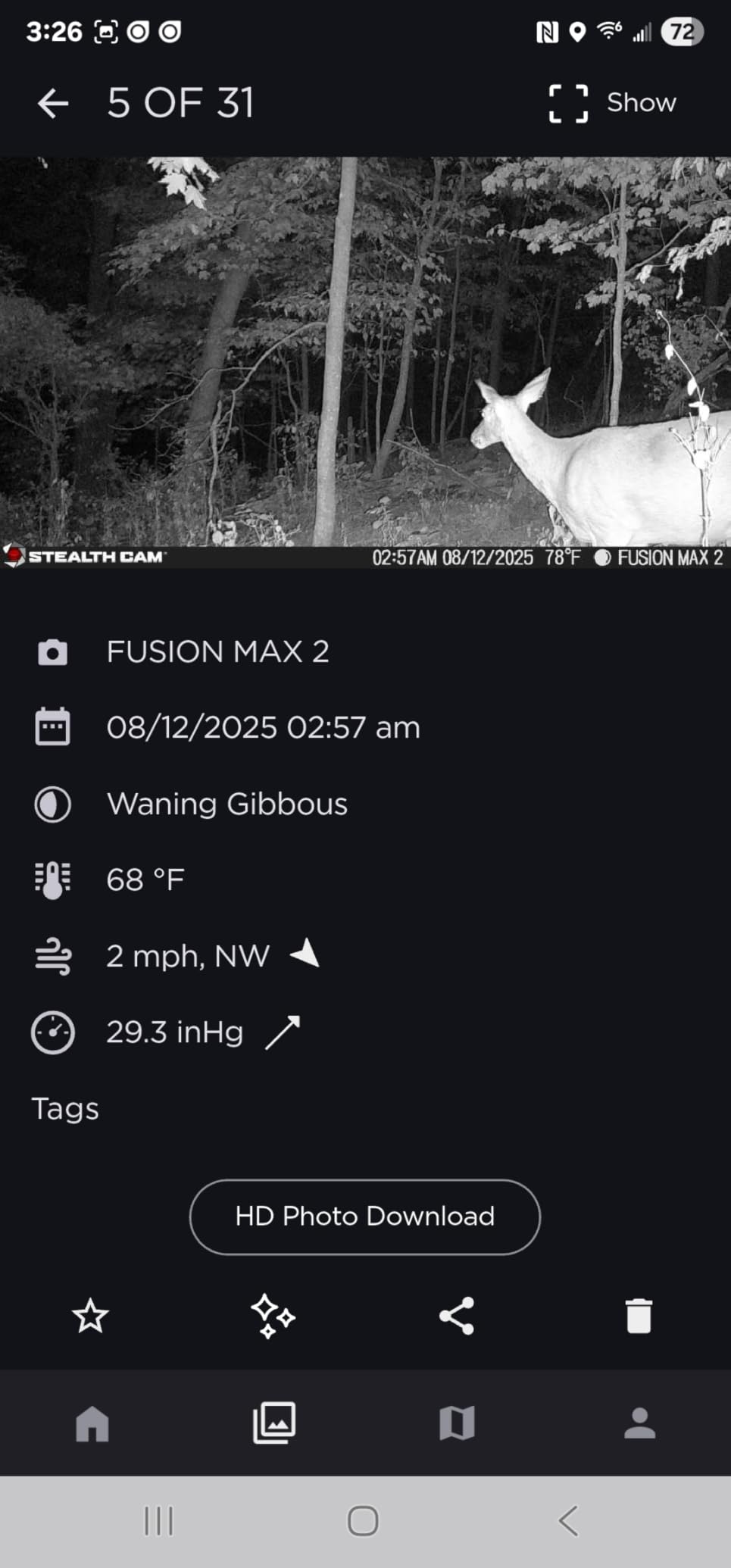 Stealth Cam Fusion MAX Dual Sim 36MP Photo & 1080P HD Video 0.35 Sec Trigger Speed App-Control Hunting Cellular Trail Camera - Available on AT&T & Verizon | 2 Pack Customer Review Stealth Cam Fusion MAX Dual Sim 36MP Photo & 1080P HD Video 0.35 Sec Trigger Speed App-Control Hunting Cellular Trail Camera - Available on AT&T & Verizon | 2 Pack - Customer Photo 1