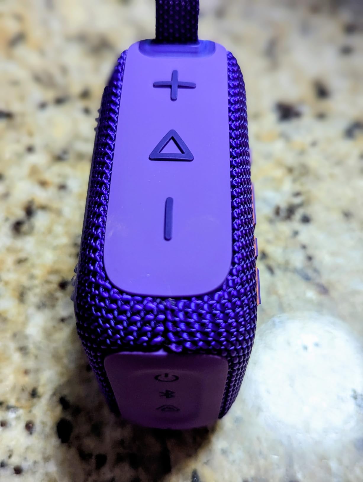 JBL Go 4 - Ultra-Portable, Waterproof and Dustproof Bluetooth Speaker, Big JBL Pro Sound with Punchy bass, 7-Hour Built-in Battery, Made in Part with Recycled Materials (Purple) Customer Review JBL Go 4 - Ultra-Portable, Waterproof and Dustproof Bluetooth Speaker, Big JBL Pro Sound with Punchy bass, 7-Hour Built-in Battery, Made in Part with Recycled Materials (Purple) - Customer Photo 1